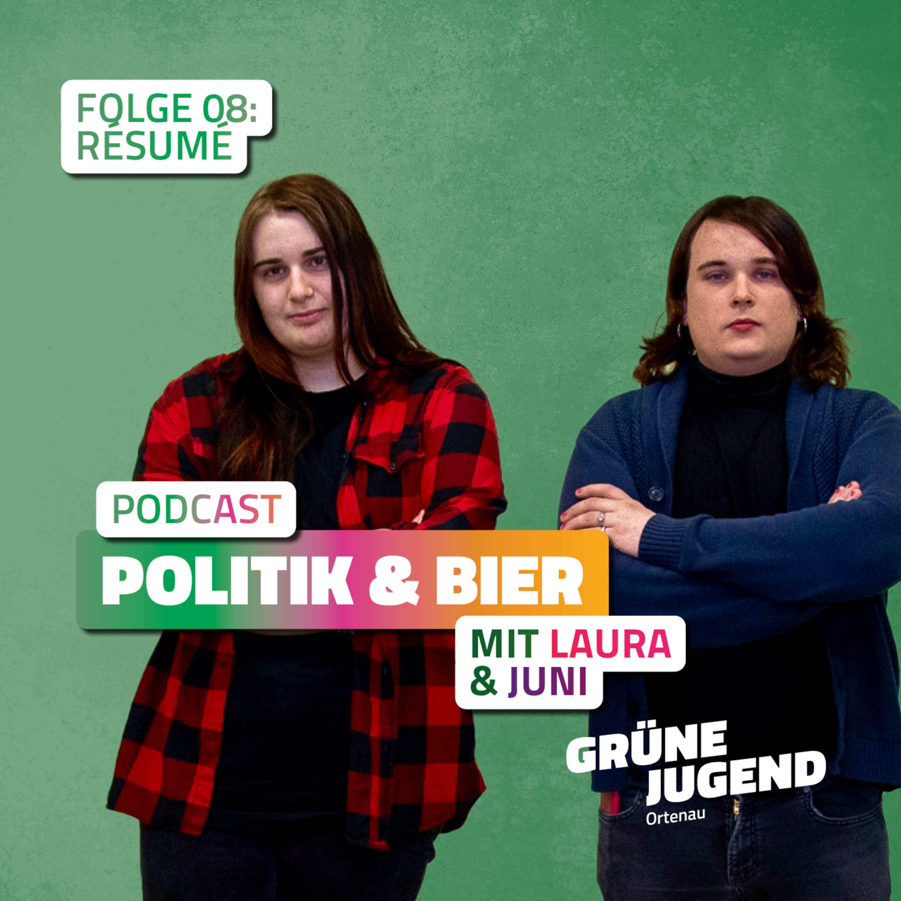 Politik und Bier mit Laura und Juni