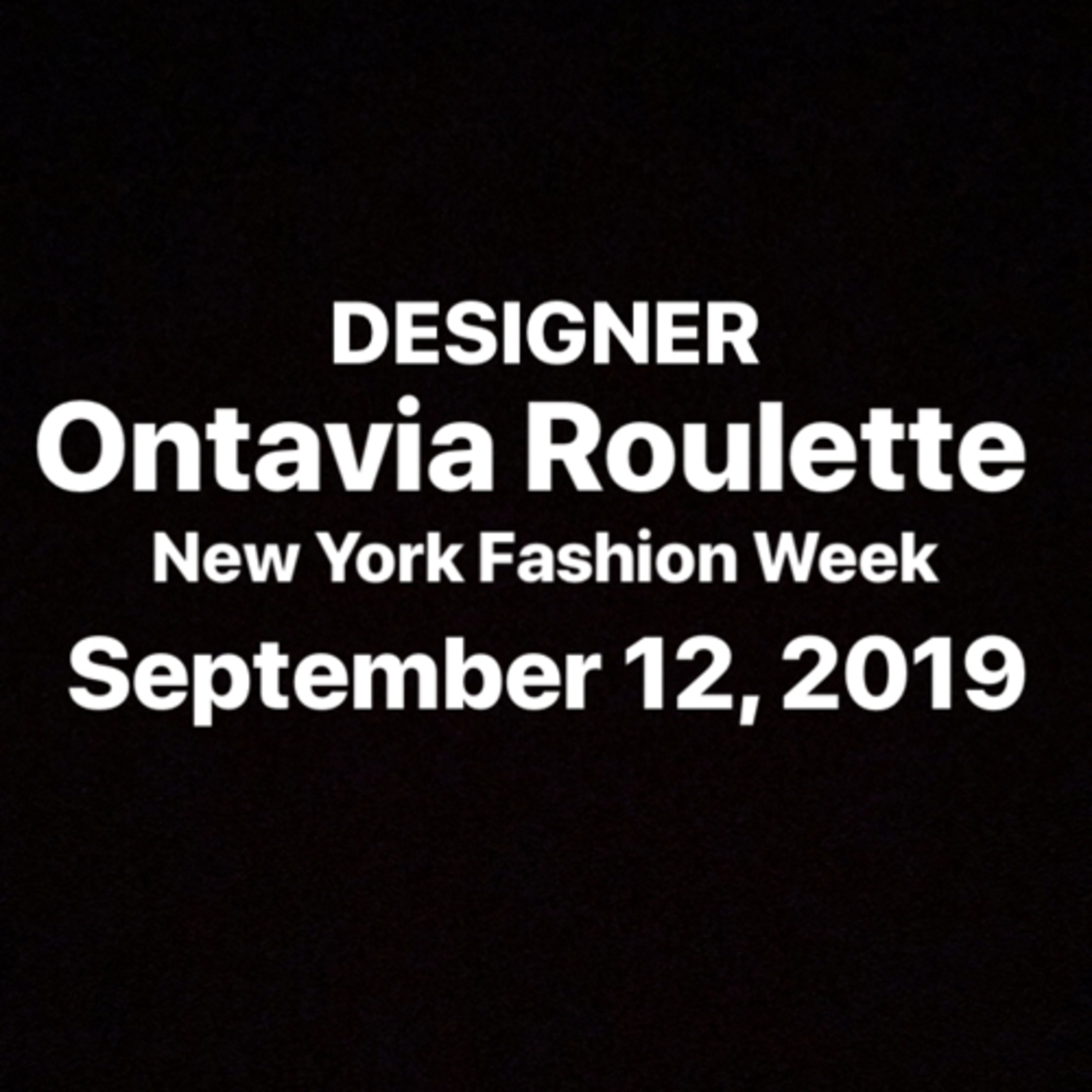 New York Fashion Week- Sewing Look Number: 7