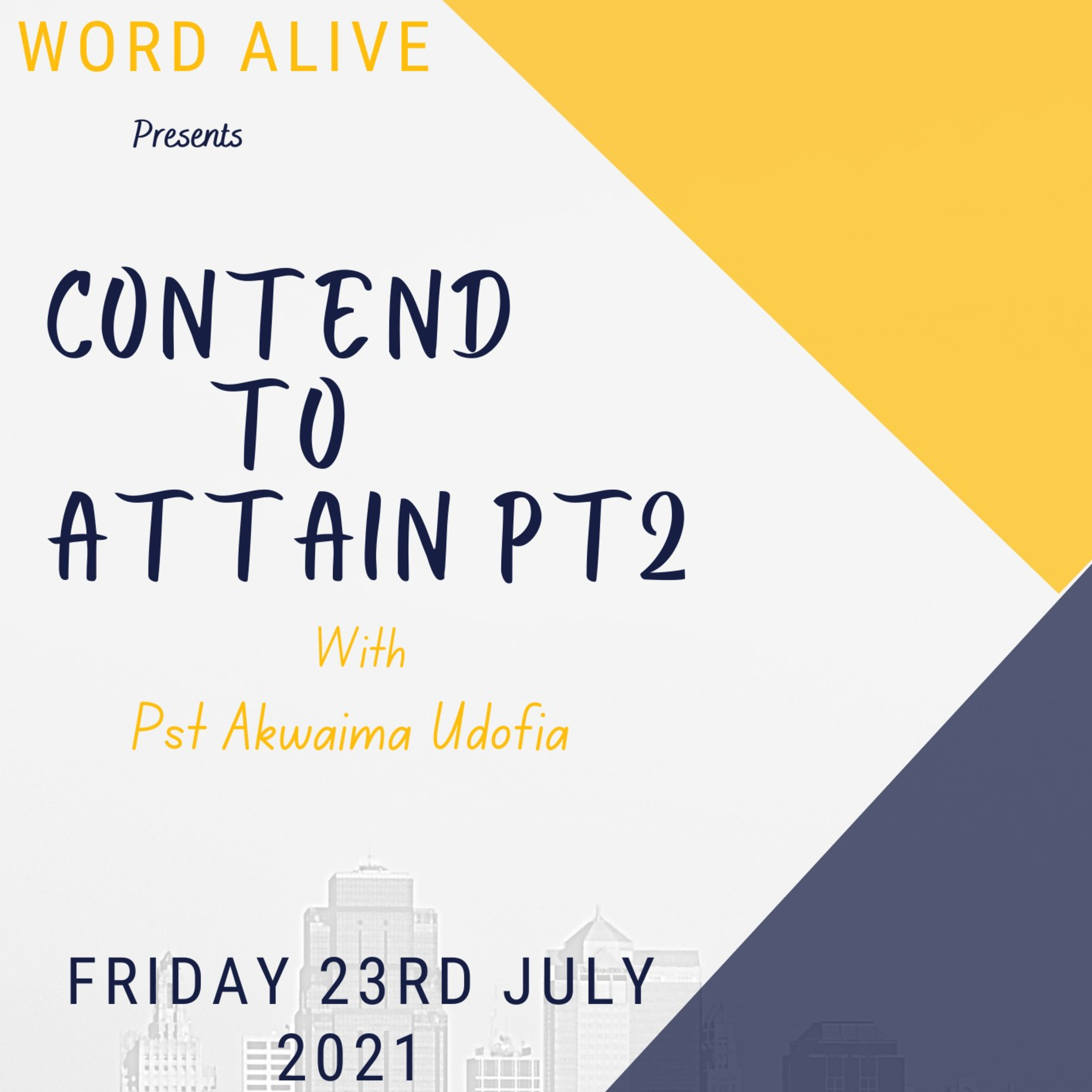 CONTEND TO ATTAIN PT 2 episode artwork