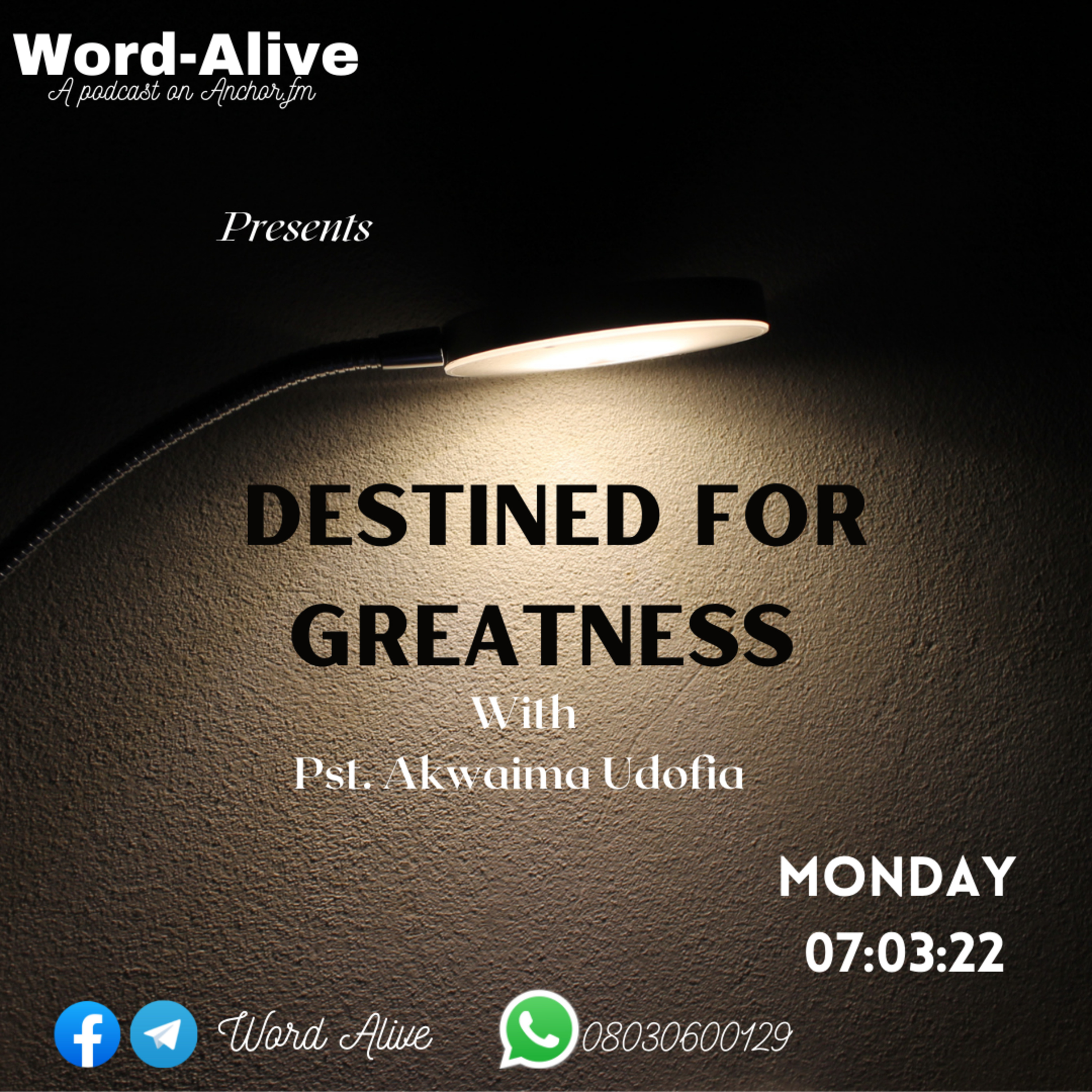 DESTINED FOR GREATNESS  episode artwork