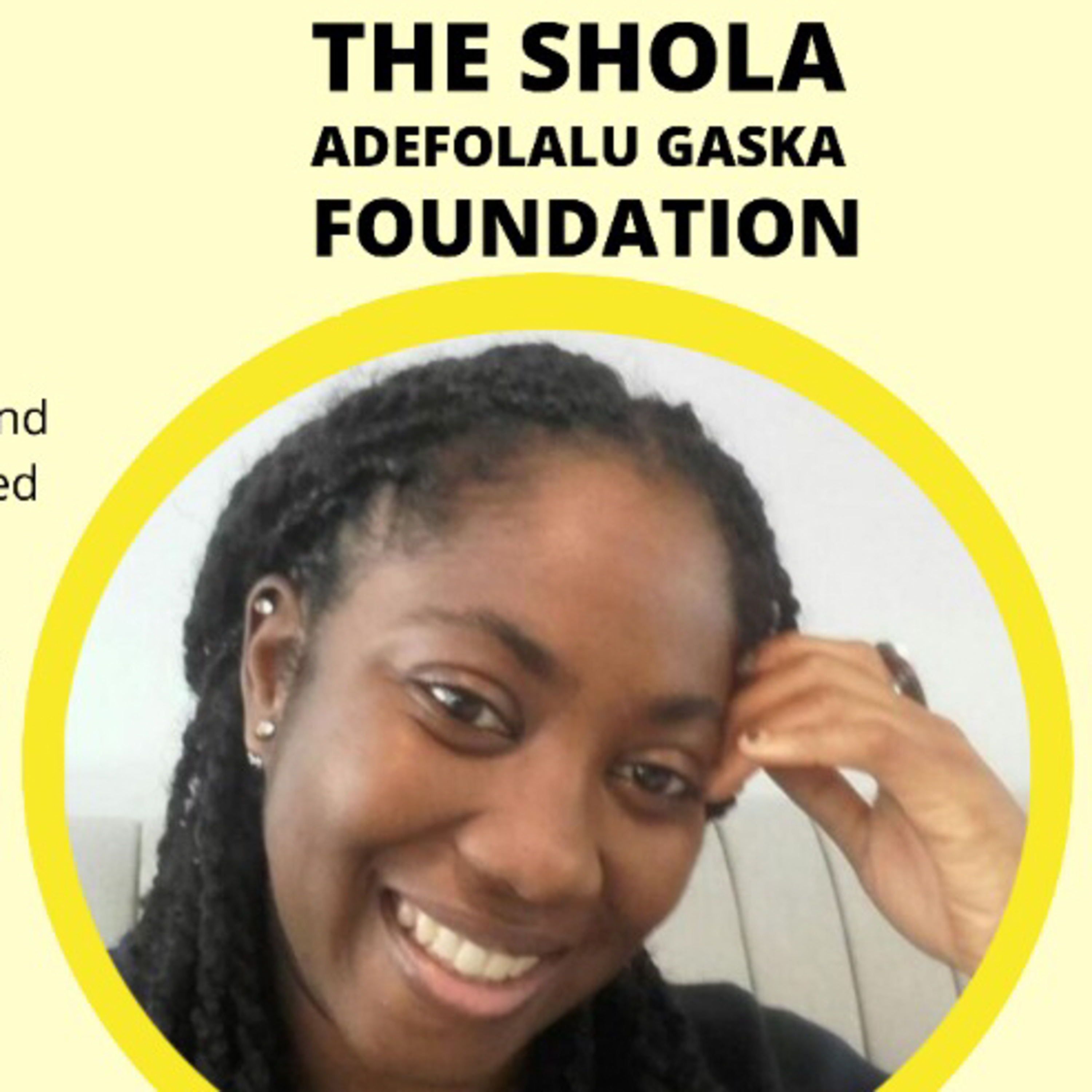 The Shola Adefolalu Gaska Foundation: Who We Are and What We Do🌼 episode artwork