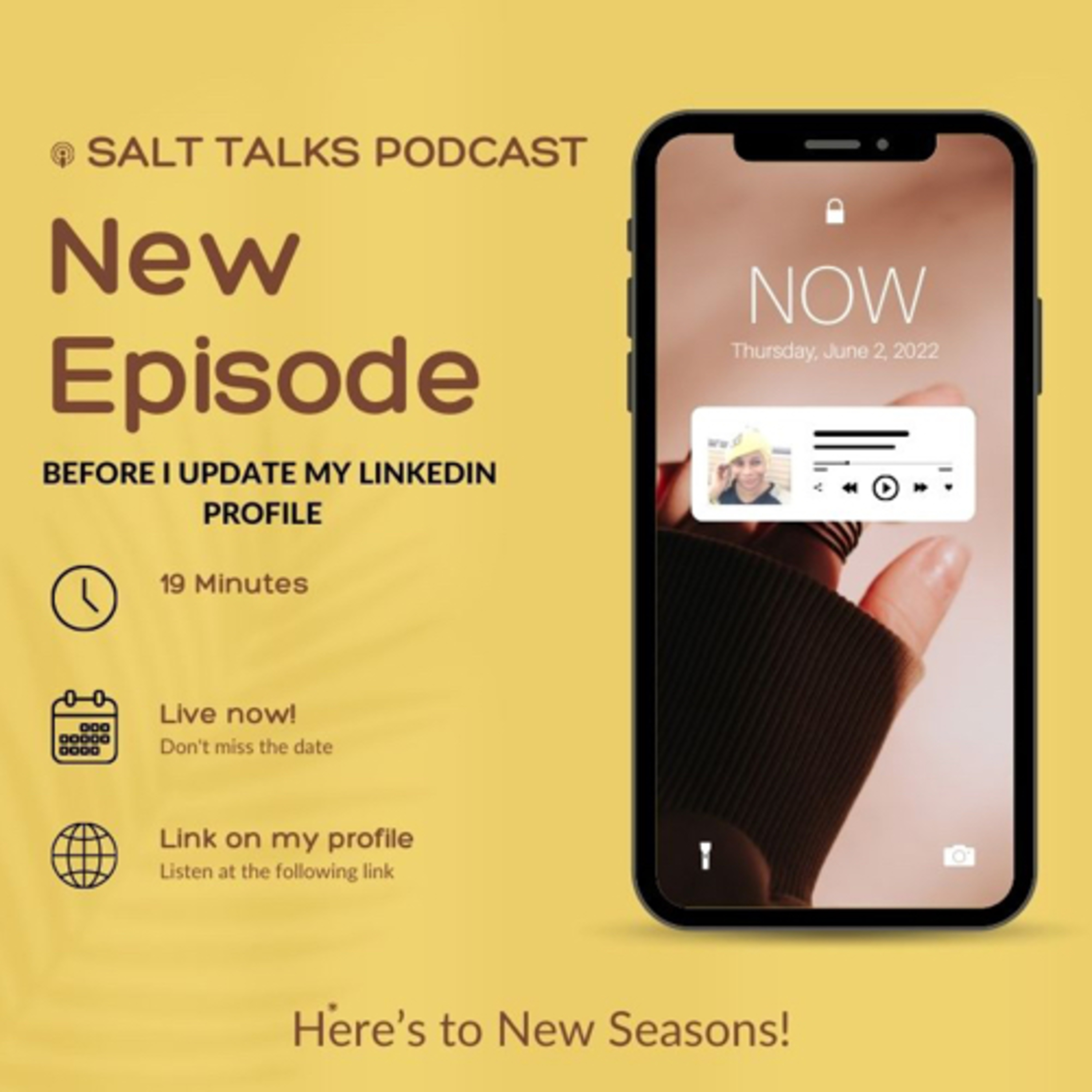 Before I Update My LinkedIn Profile🌼. (I dedicate this podcast to Ibiye, Bumsie and SolaA) episode artwork