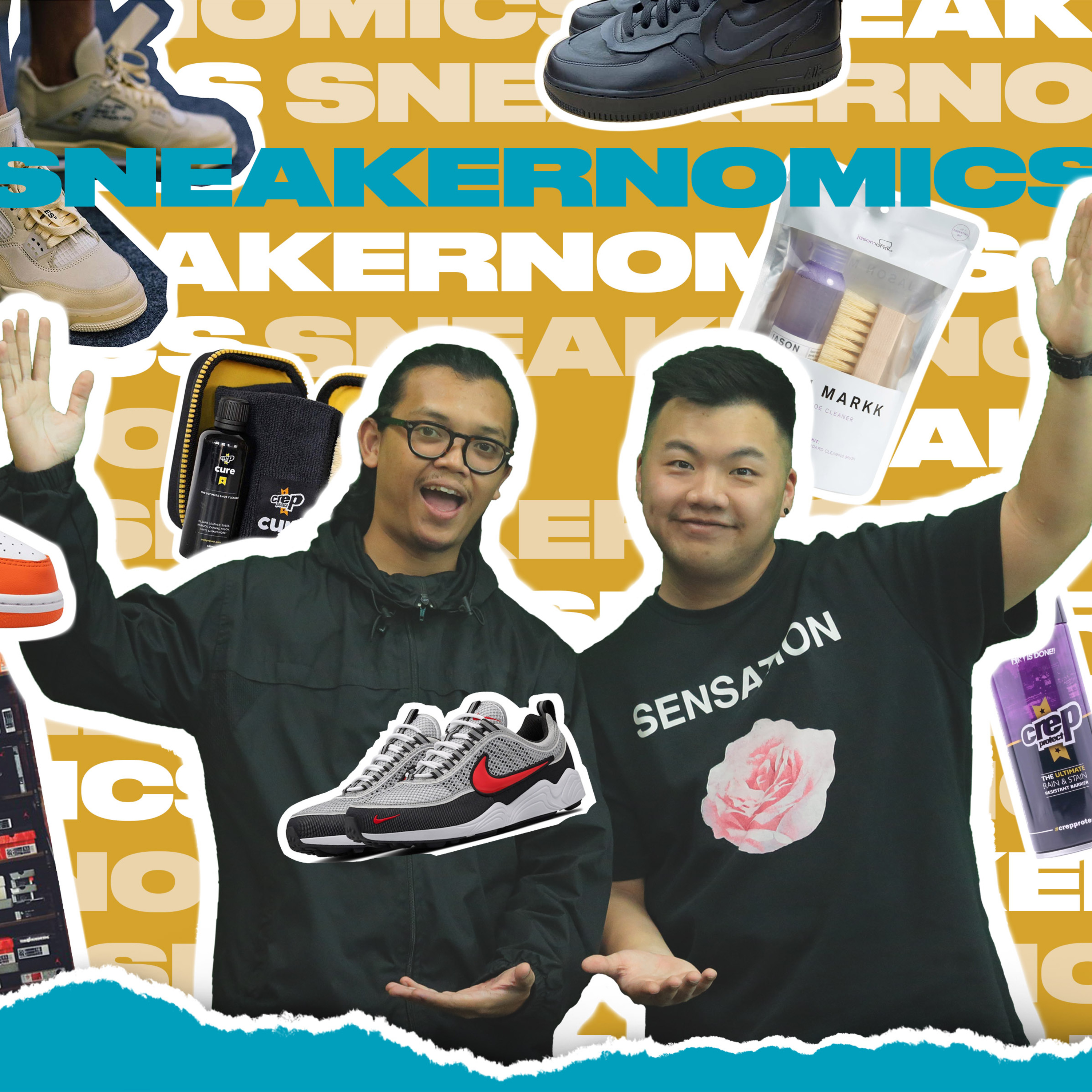 Produk Mencuci Sneakers, Cara Penjagaan Kasut, Dan GR Paling Gempak! | Sneakernomics EP9 episode artwork