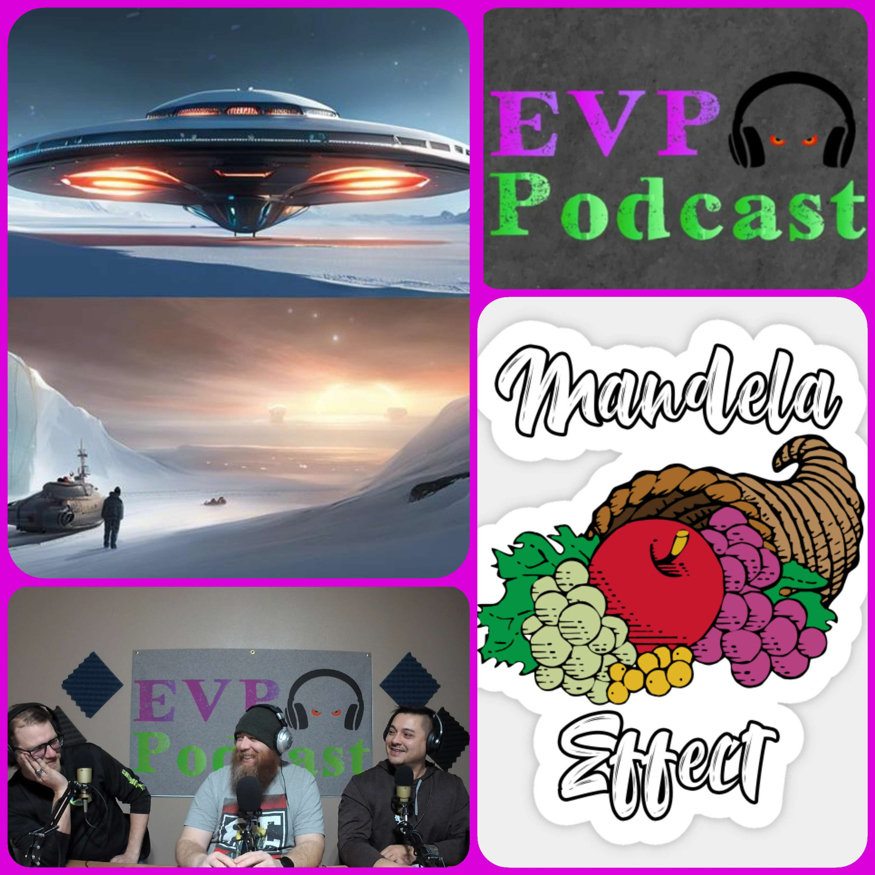 144 - Antarctica and Mandela Effect episode artwork