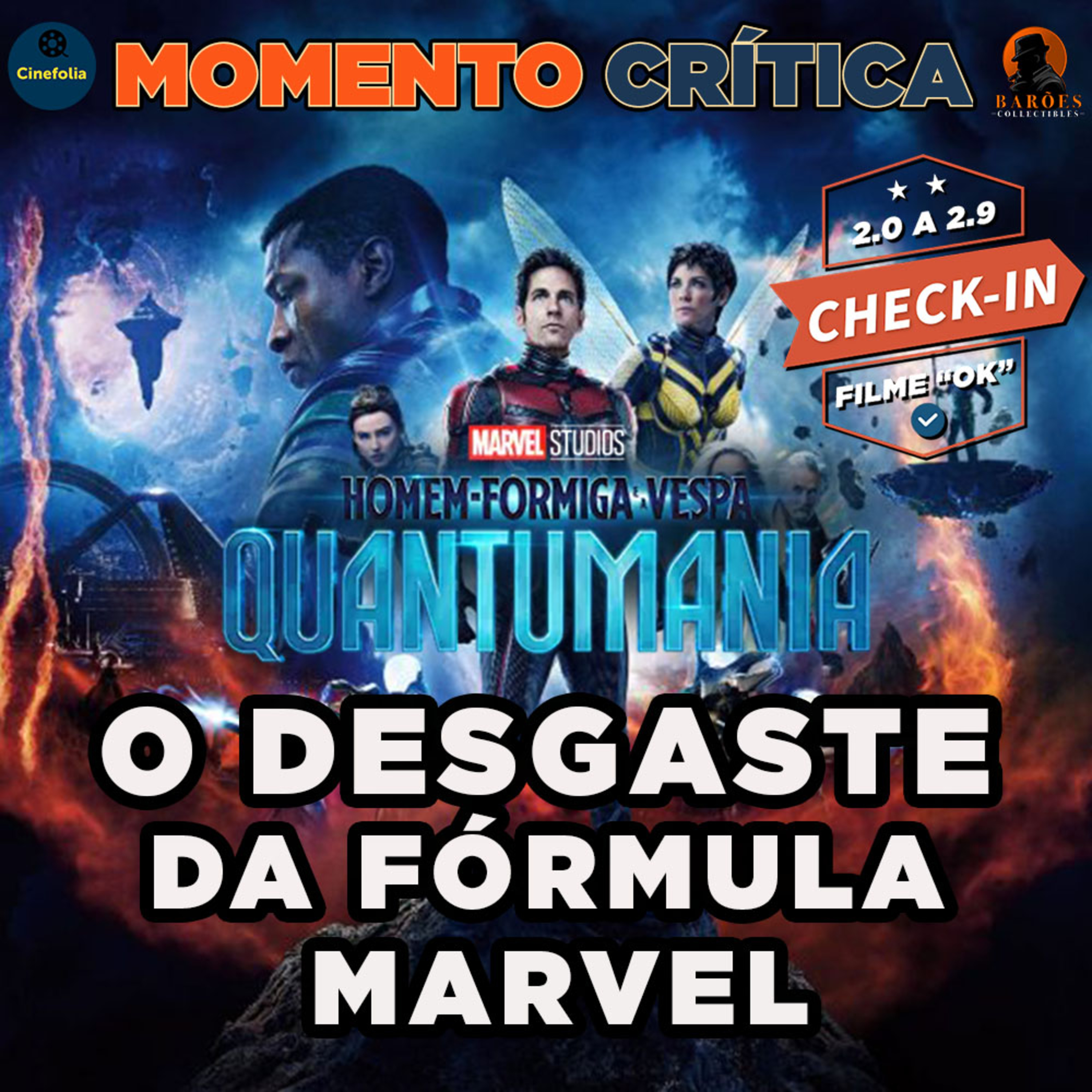 HOMEM FORMIGA E VESPA QUANTUMANIA - (SEM SPOILERS) - O Desgaste da Fórmula Marvel episode artwork