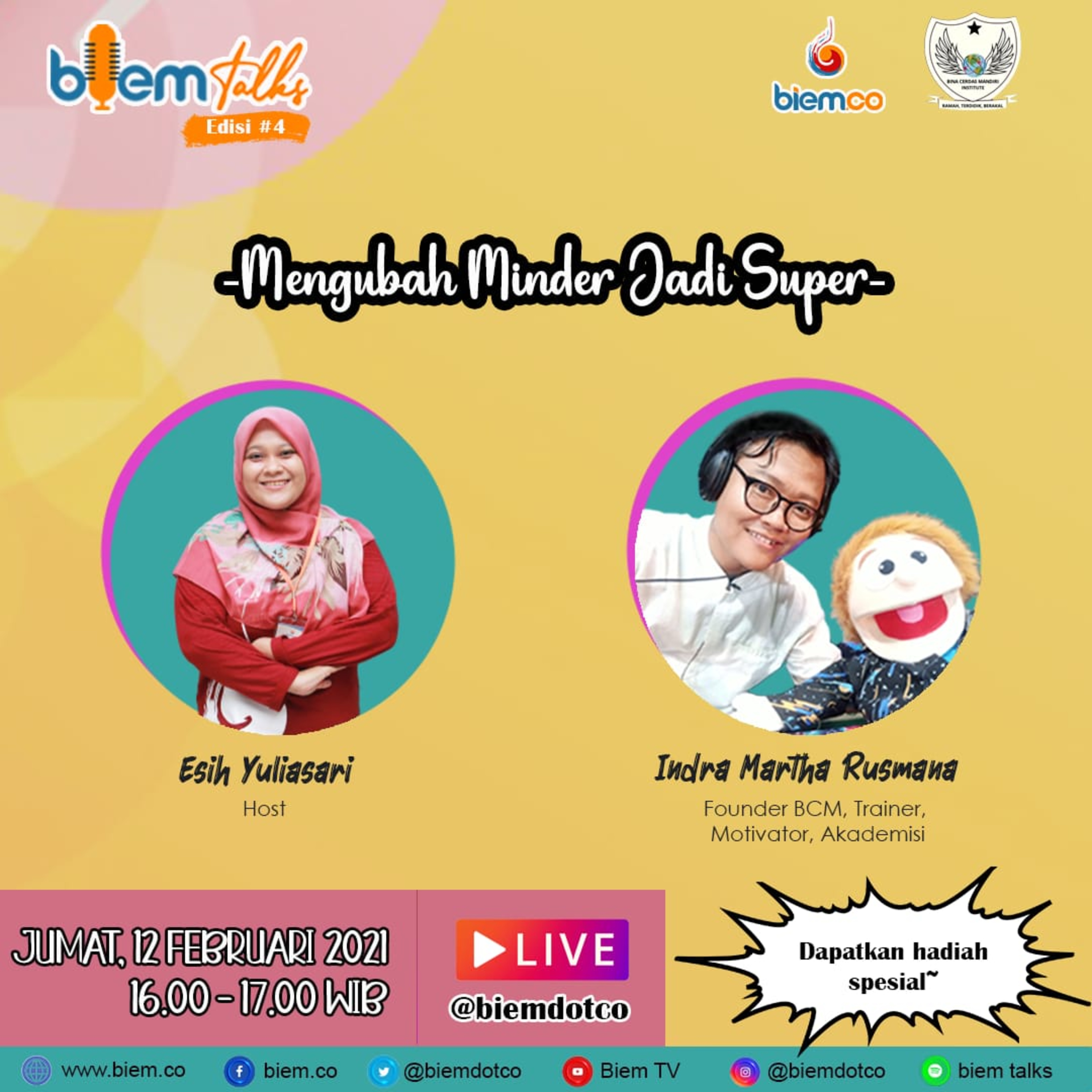 biem talks