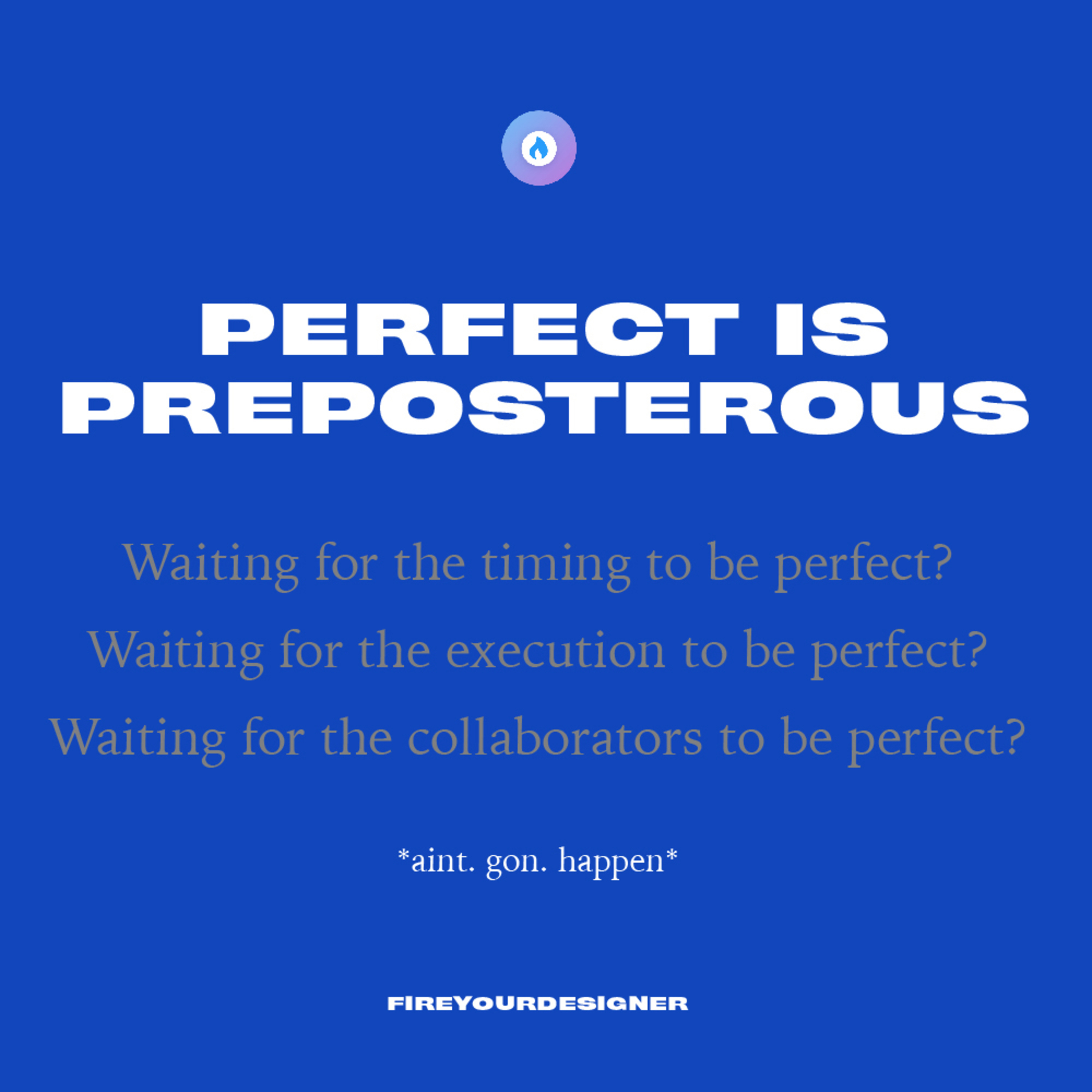 Perfect is preposterous  episode artwork