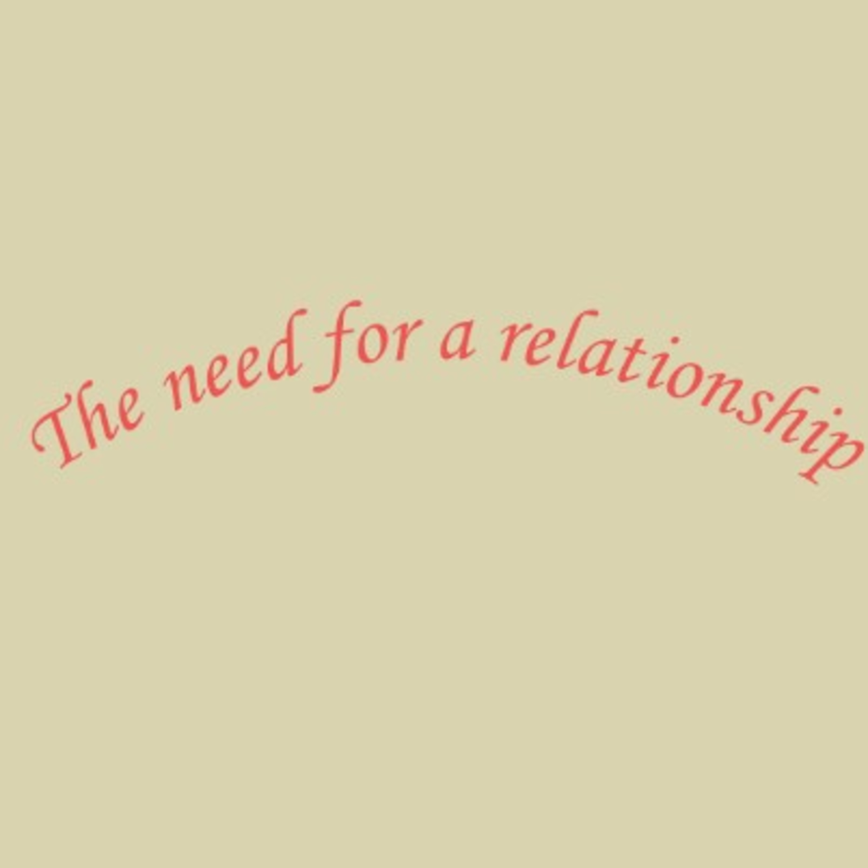 The need for a relationship episode artwork