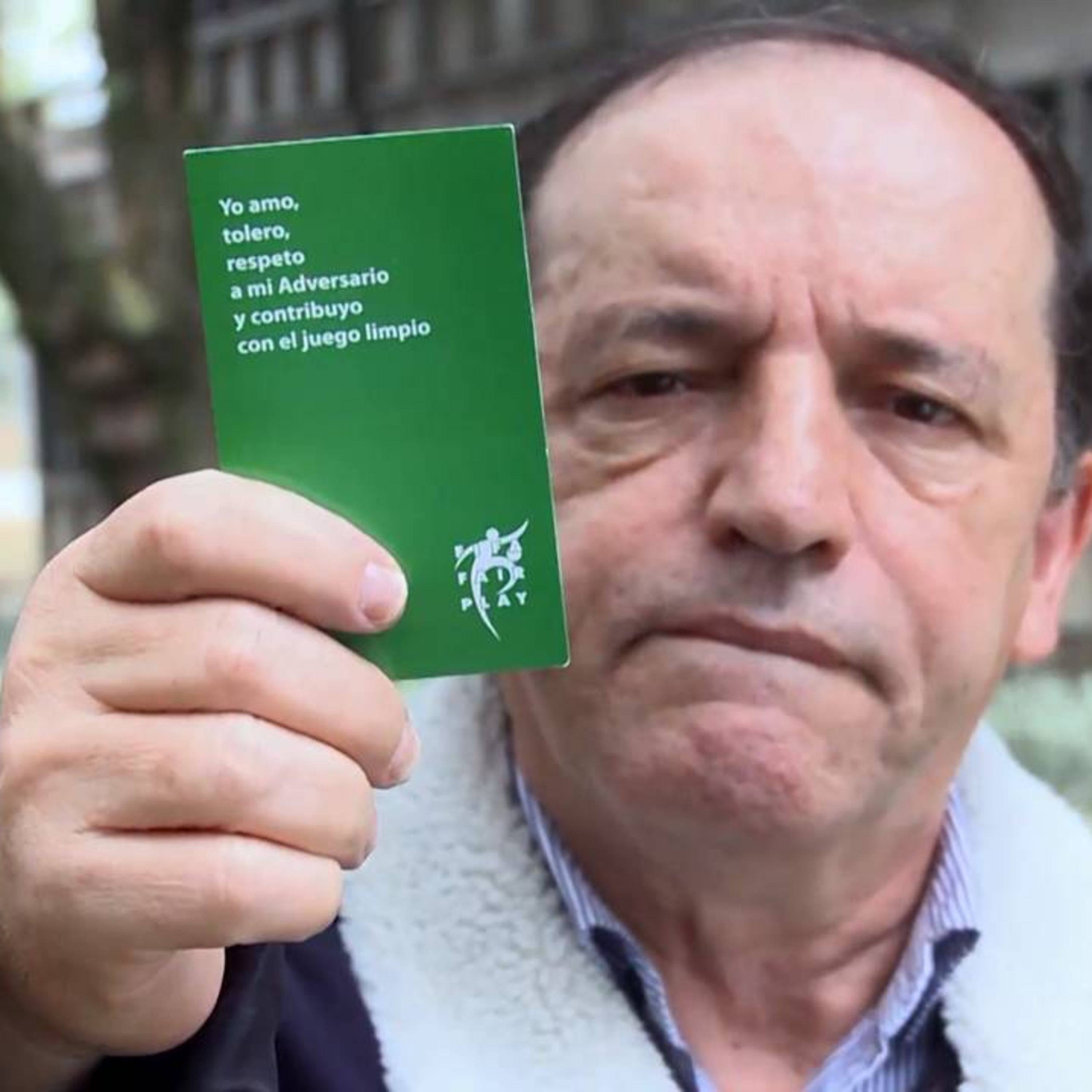 Tarjeta verde original