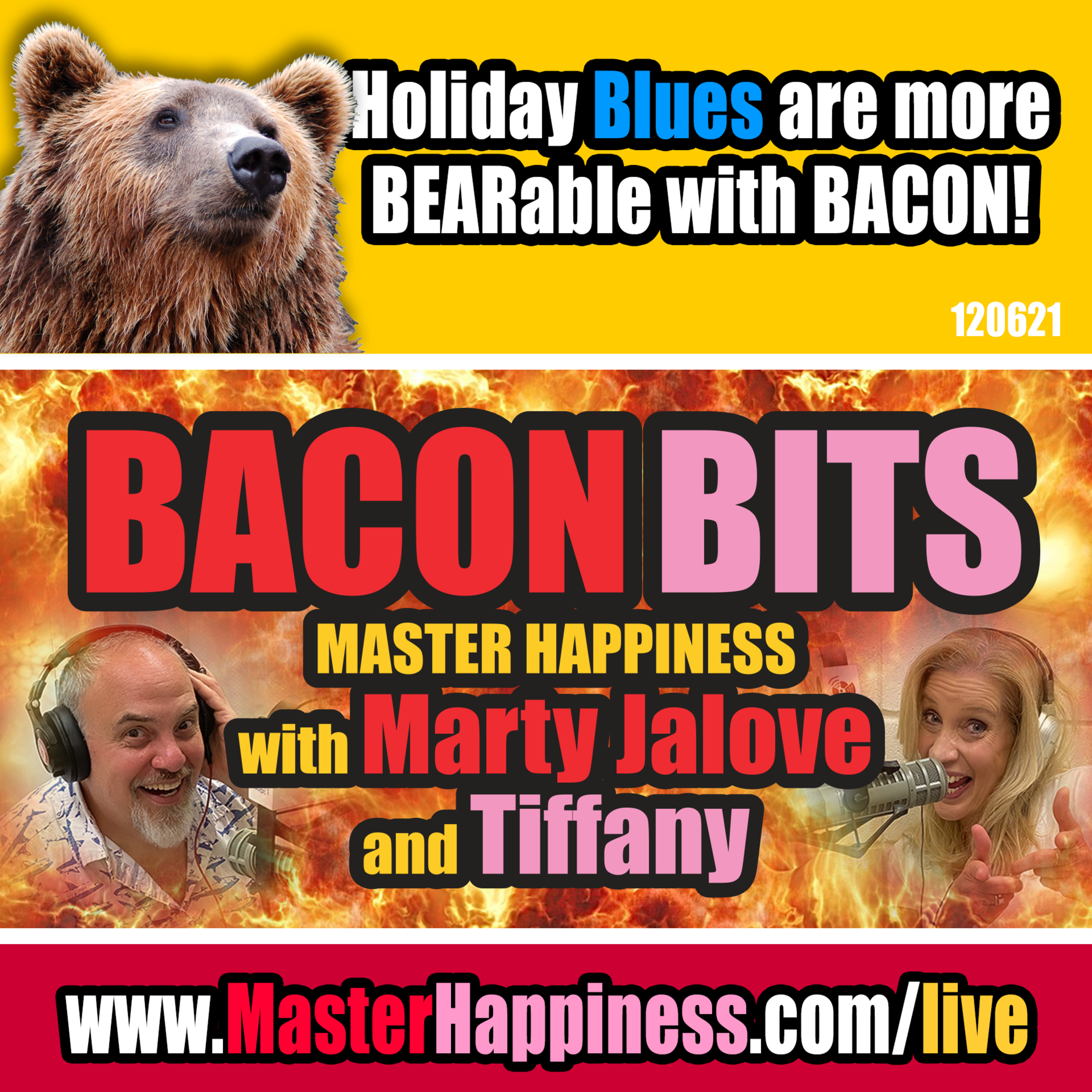 Holiday Blues are more BEARable with BACON episode artwork