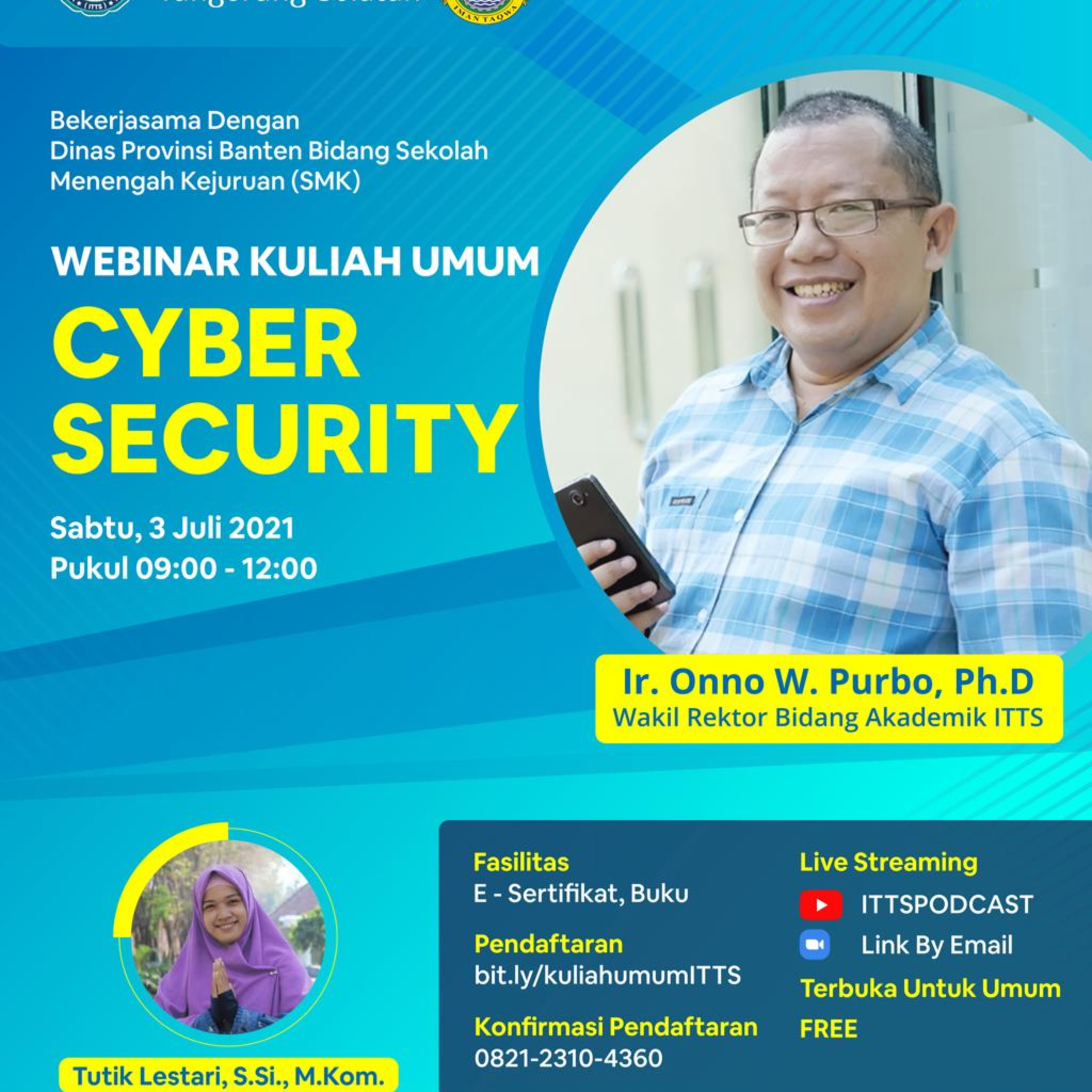 Bincang Teknologi With Onno W Purbo - Institut Teknologi Tangerang Selatan (ITTS)