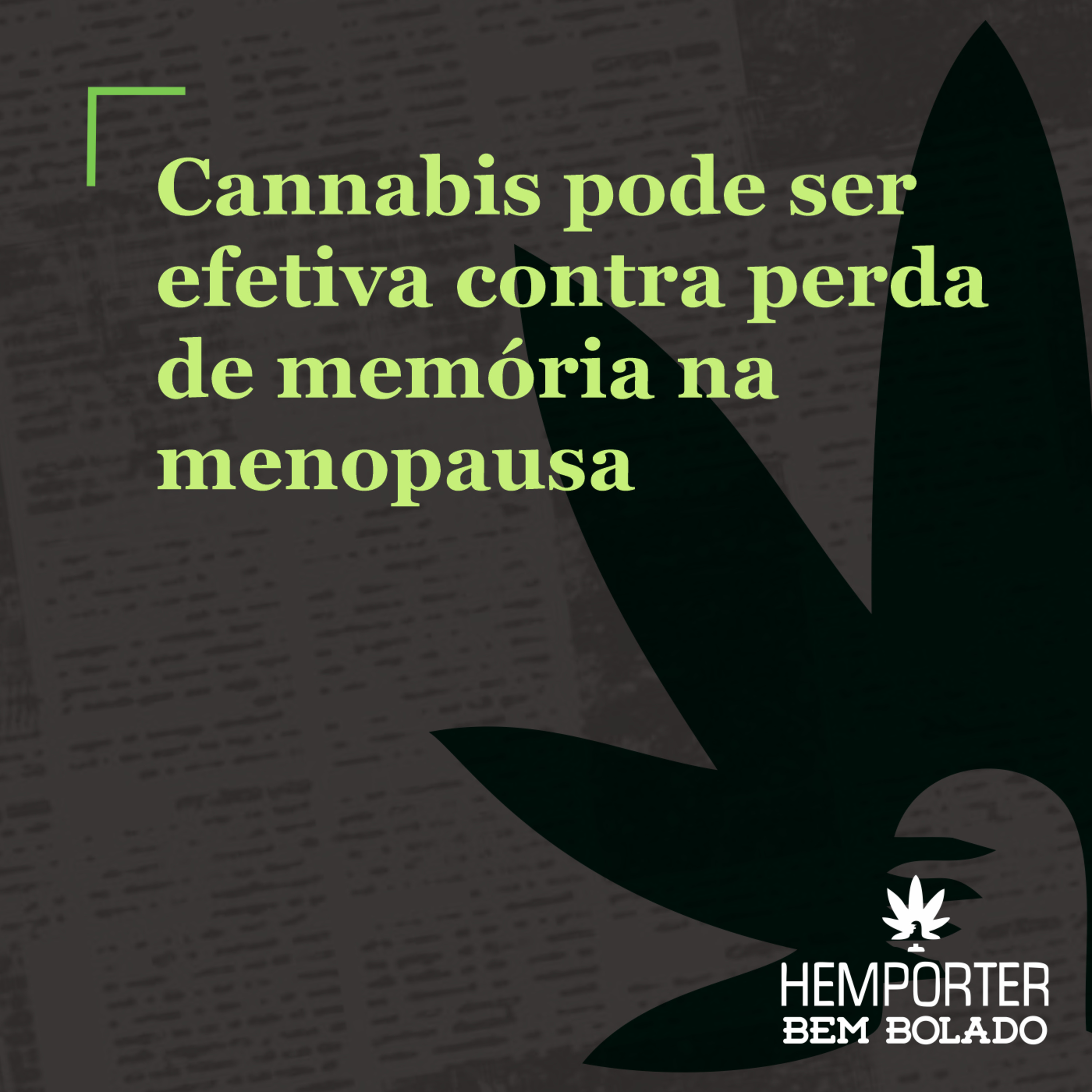 Cannabis pode ser efetiva contra perda de memória na menopausa episode artwork