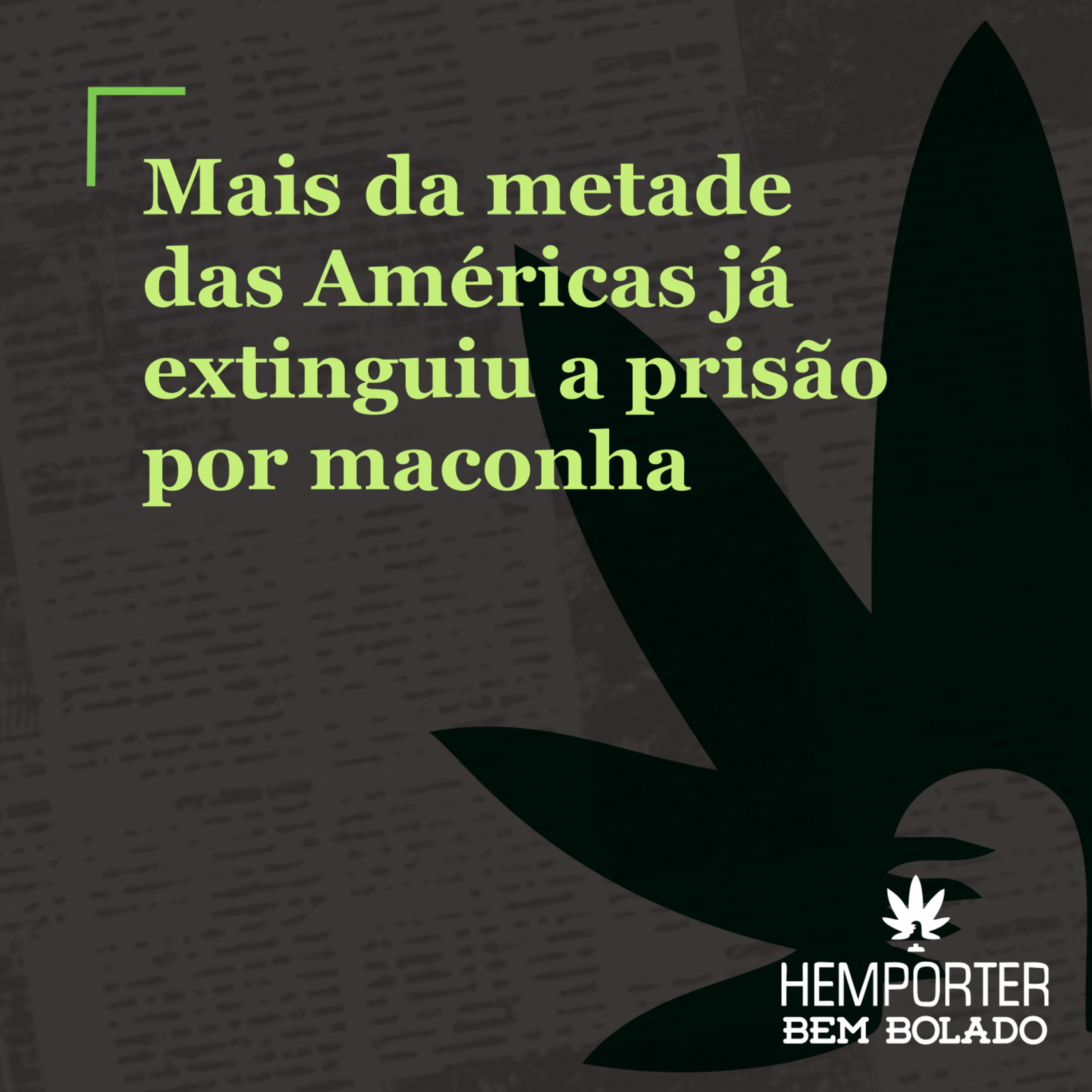 Mais da metade das Américas já extinguiu a prisão por maconha episode artwork
