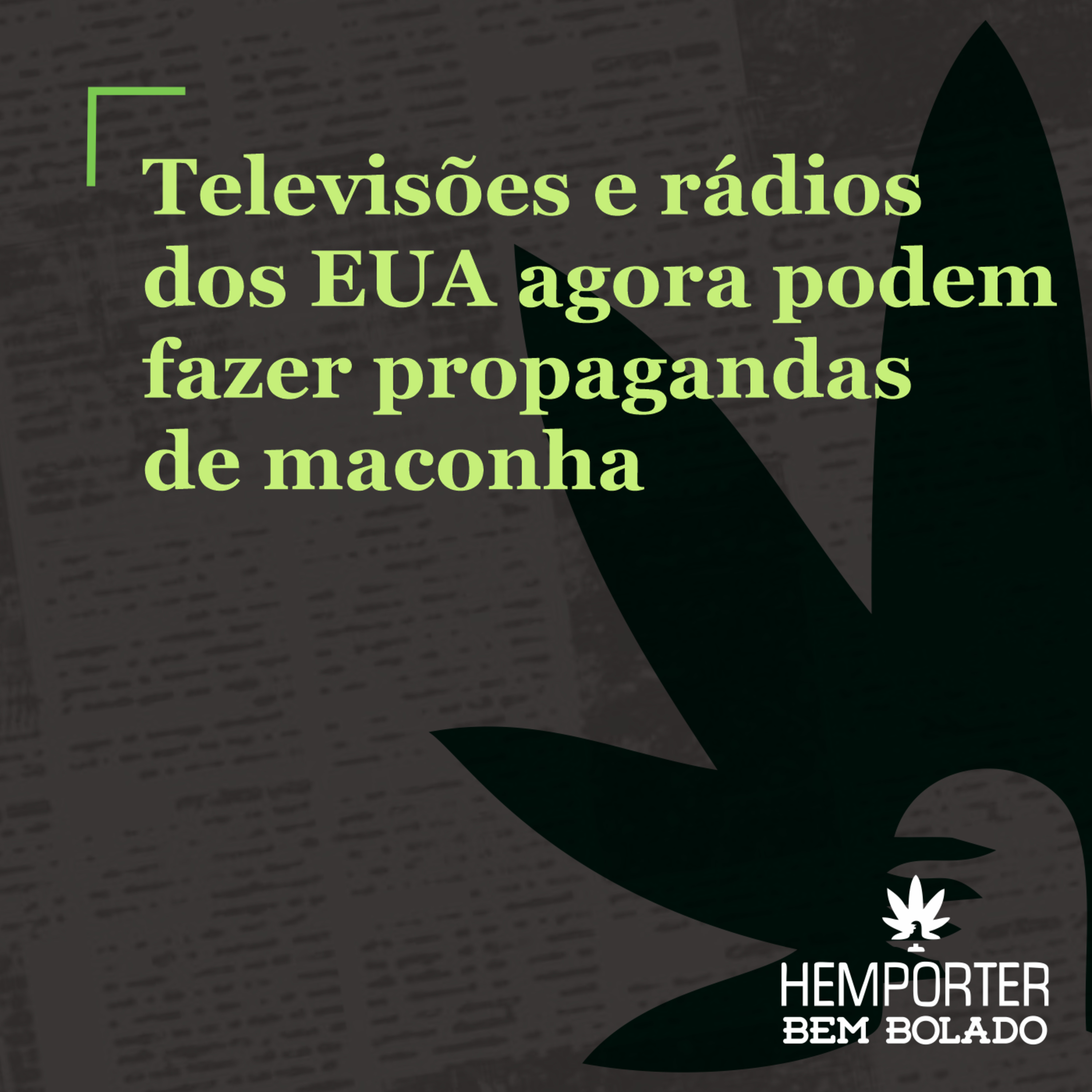 EUA terá propagandas de maconha na TV e no rádio episode artwork