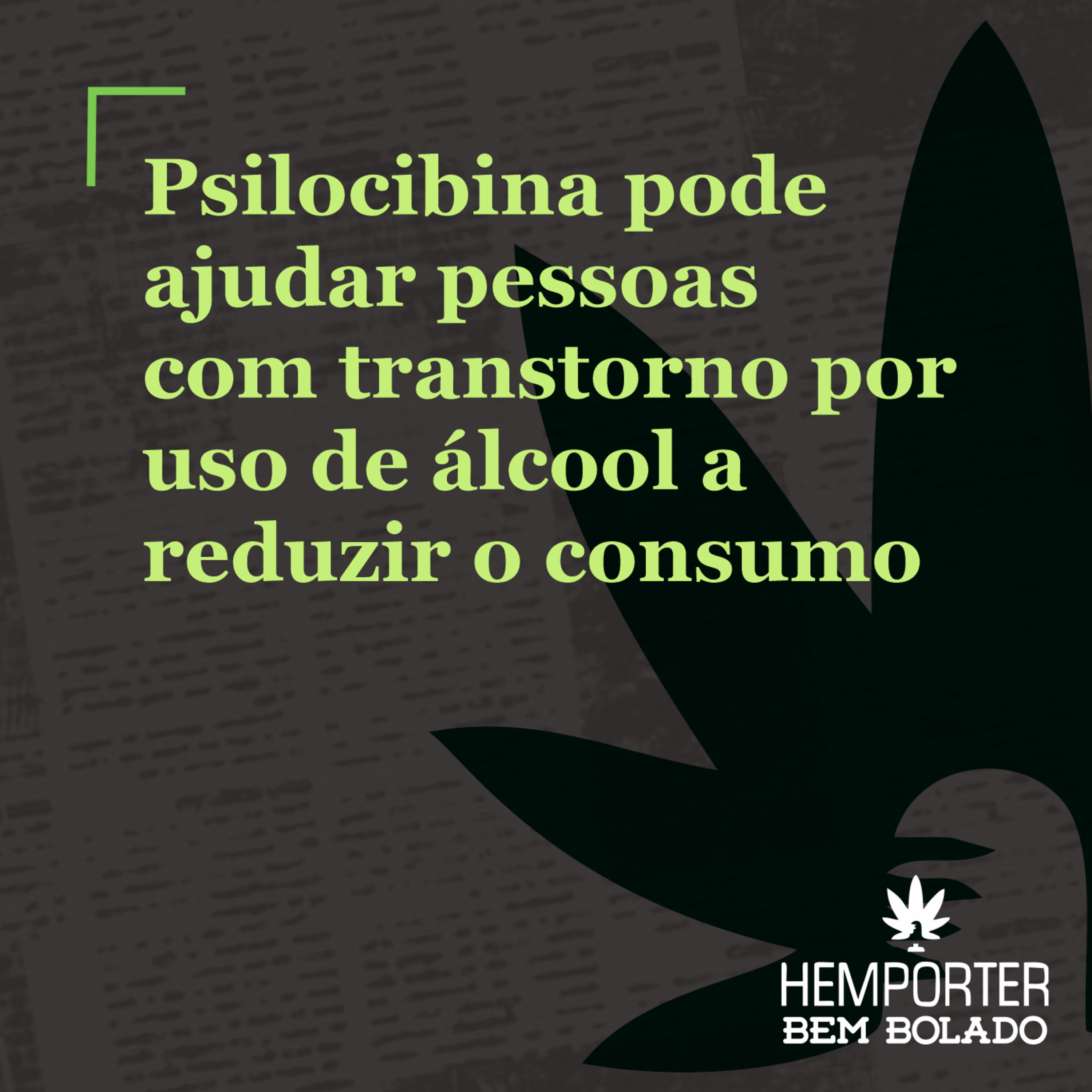 Psilocibina pode ajudar pessoas com transtorno por uso de álcool a reduzir o consumo episode artwork
