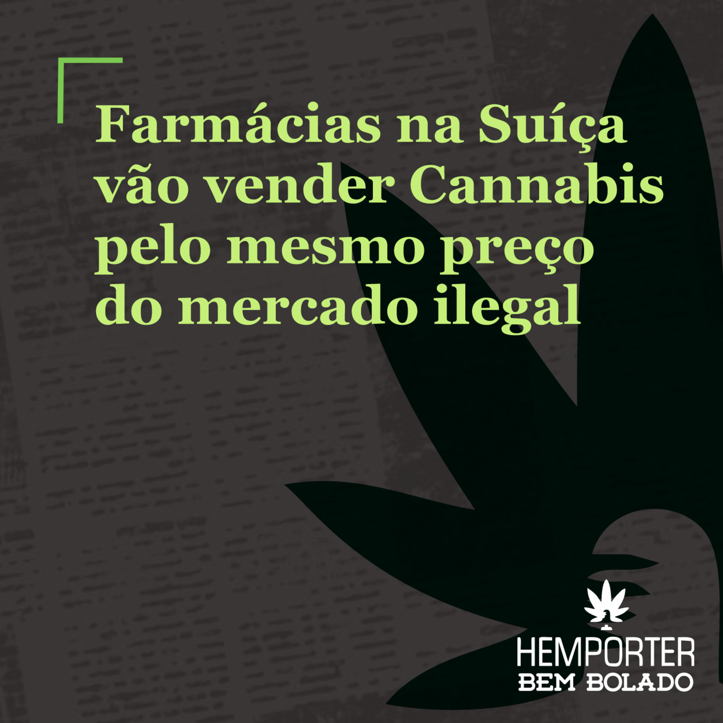 Farmácias na Suíça vão vender Cannabis pelo preço do mercado ilegal episode artwork