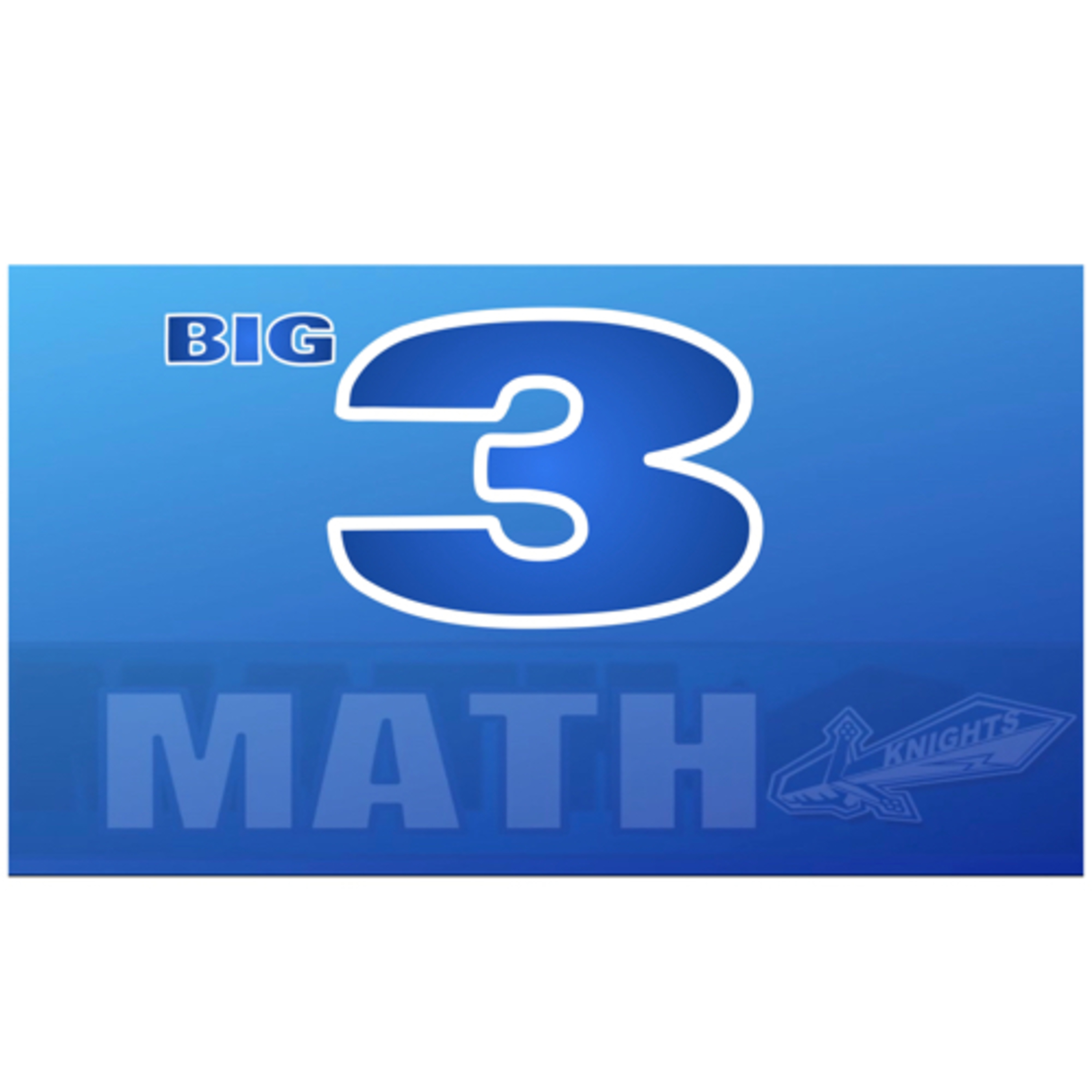 The Math Knights’ Big Three The Math Knights’ Big Three