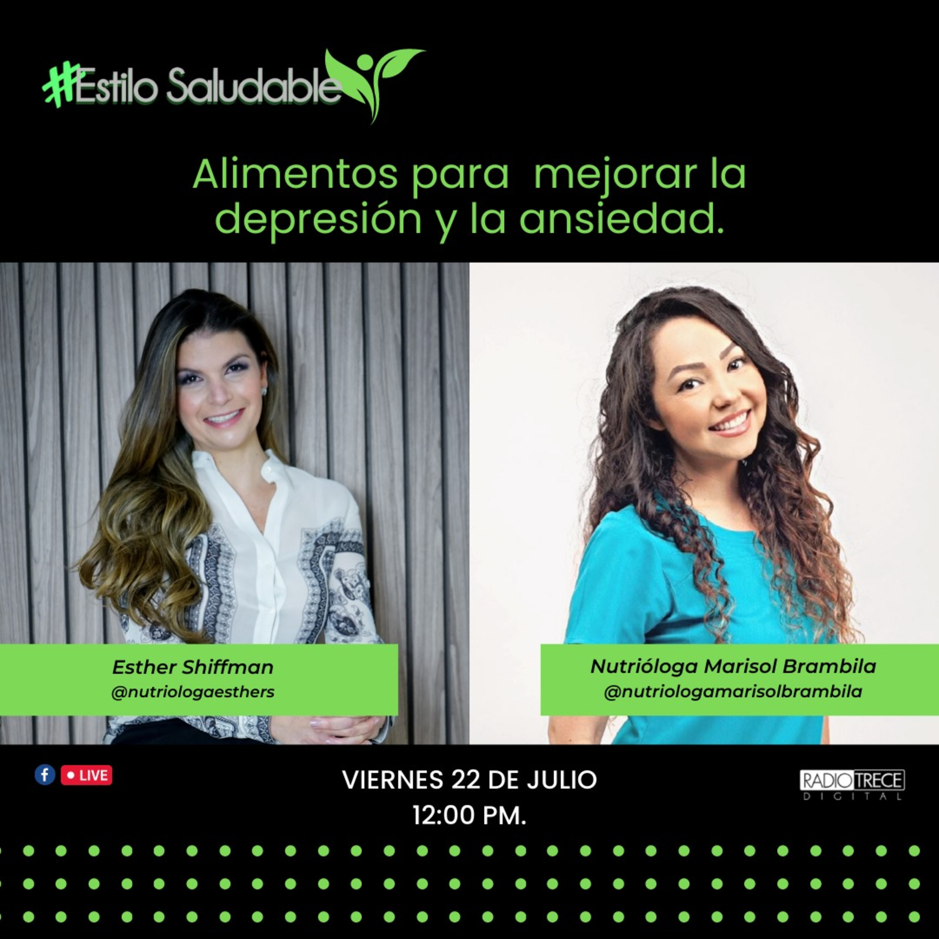 Estilo Saludable: Alimentos para mejorar la depresión y la ansiedad. episode artwork