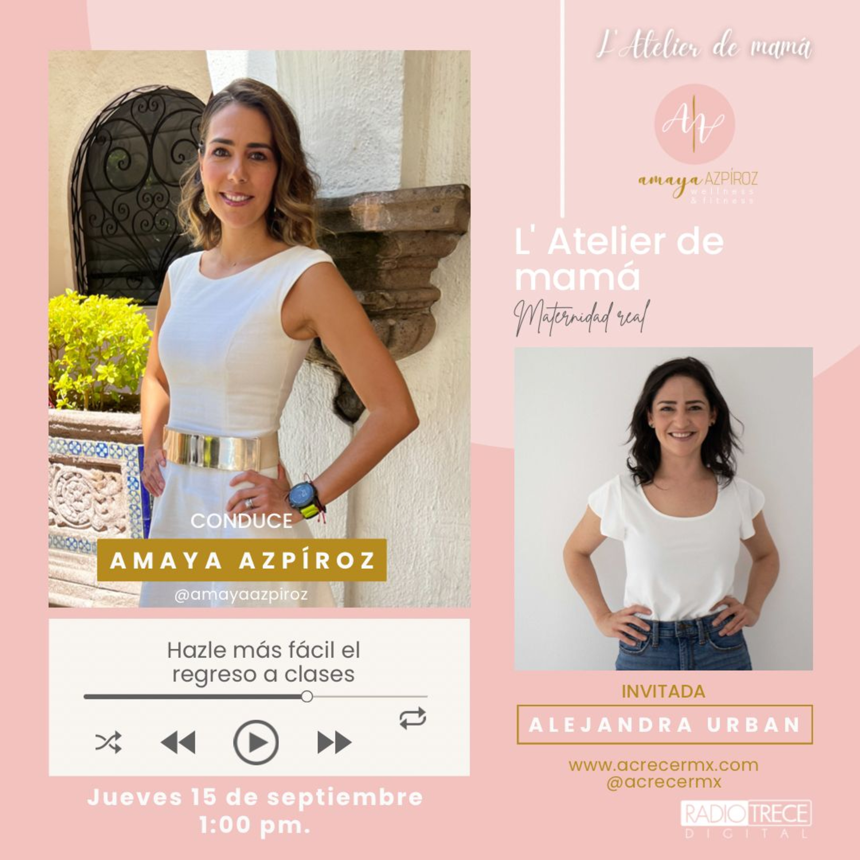 L'Atelier de mamá: Hazle más fácil el regreso a clases. episode artwork