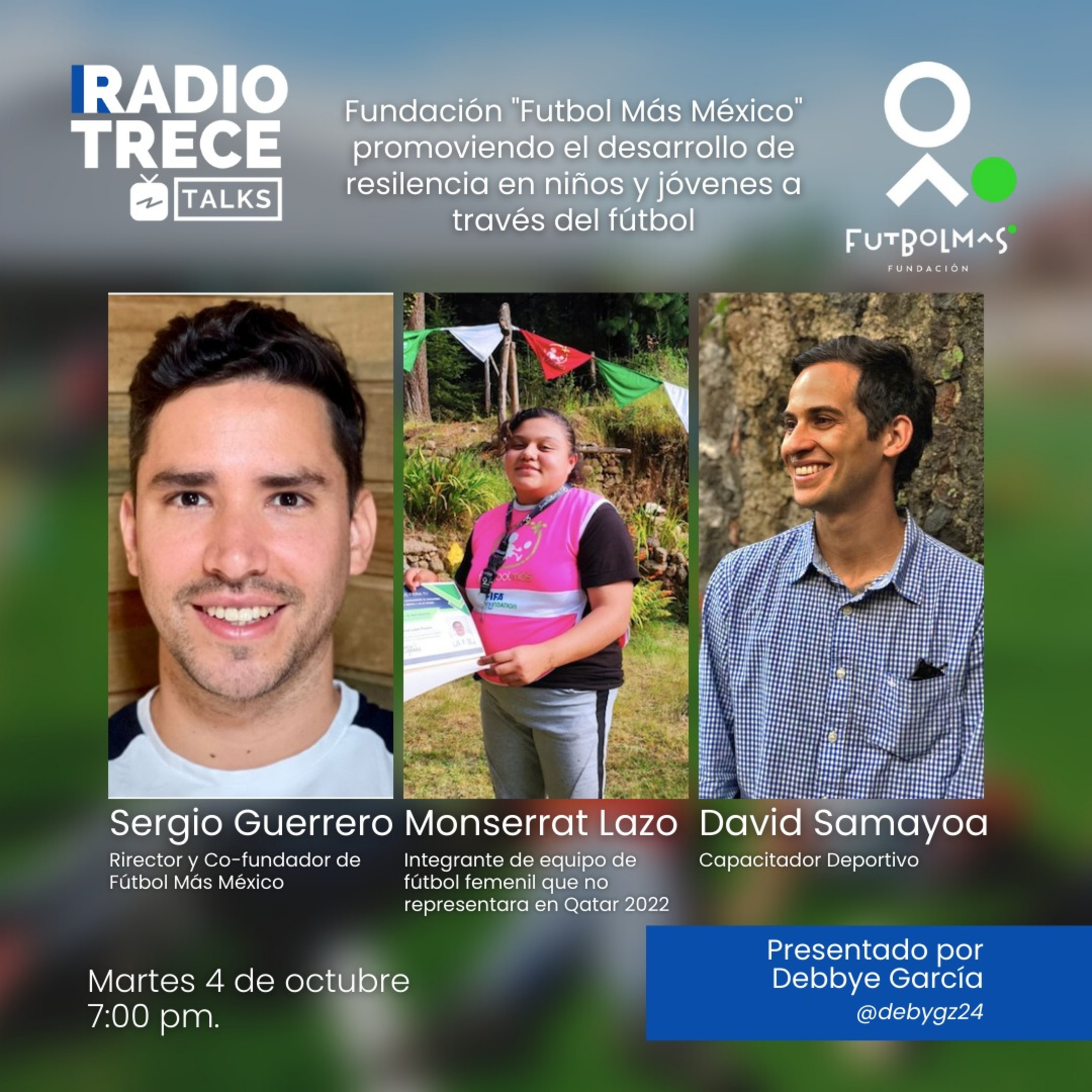 Radio13Talks: Fundación "Fútbol más México", promoviendo el desarrollo de resiliencia en niños y jóvenes a través del fútbol episode artwork
