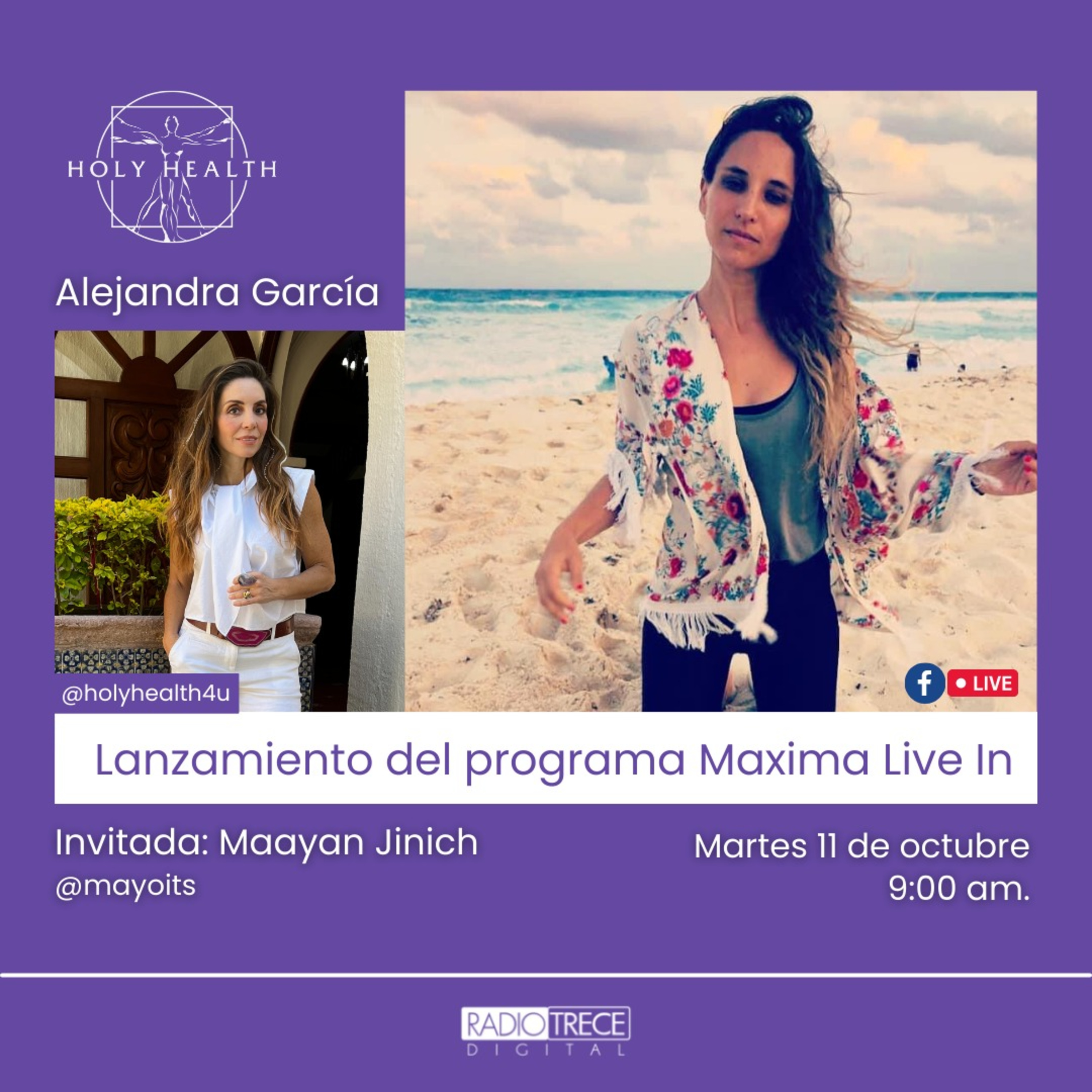 Holyhealth: Lanzamiento del programa Maxima Live In con Maayan Jinich episode artwork