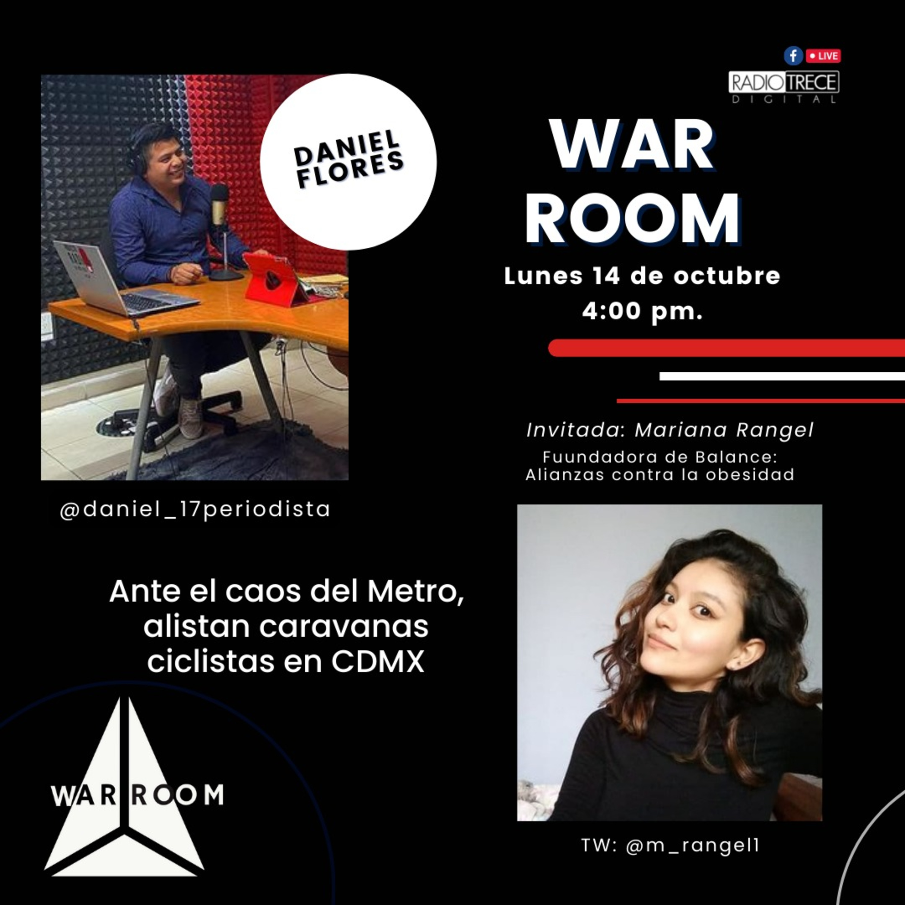 War Room: Ante el caos del Metro, alistan caravanas ciclistas en CDMX episode artwork