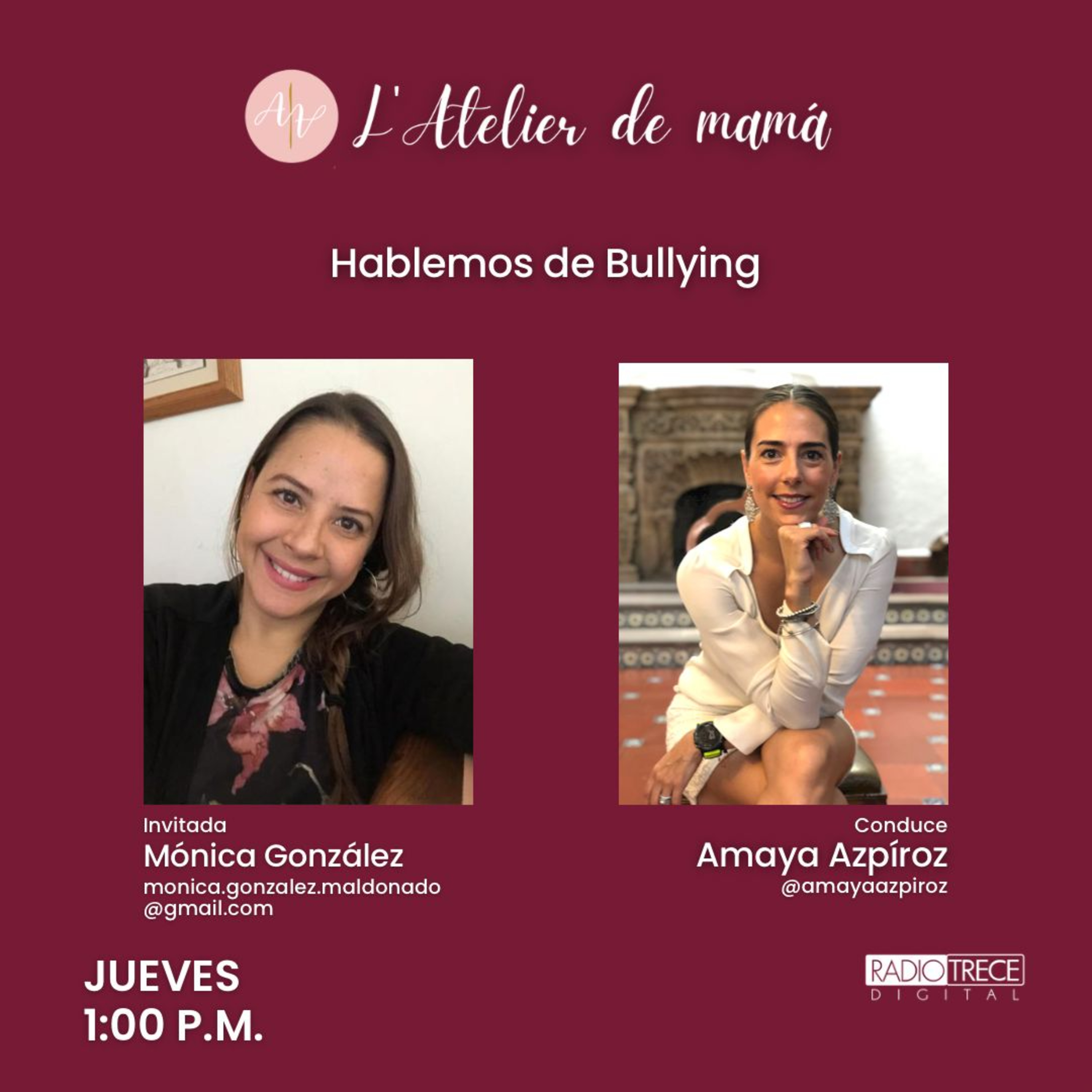 L'Atelier de mamá: Hablemos de Bullying episode artwork