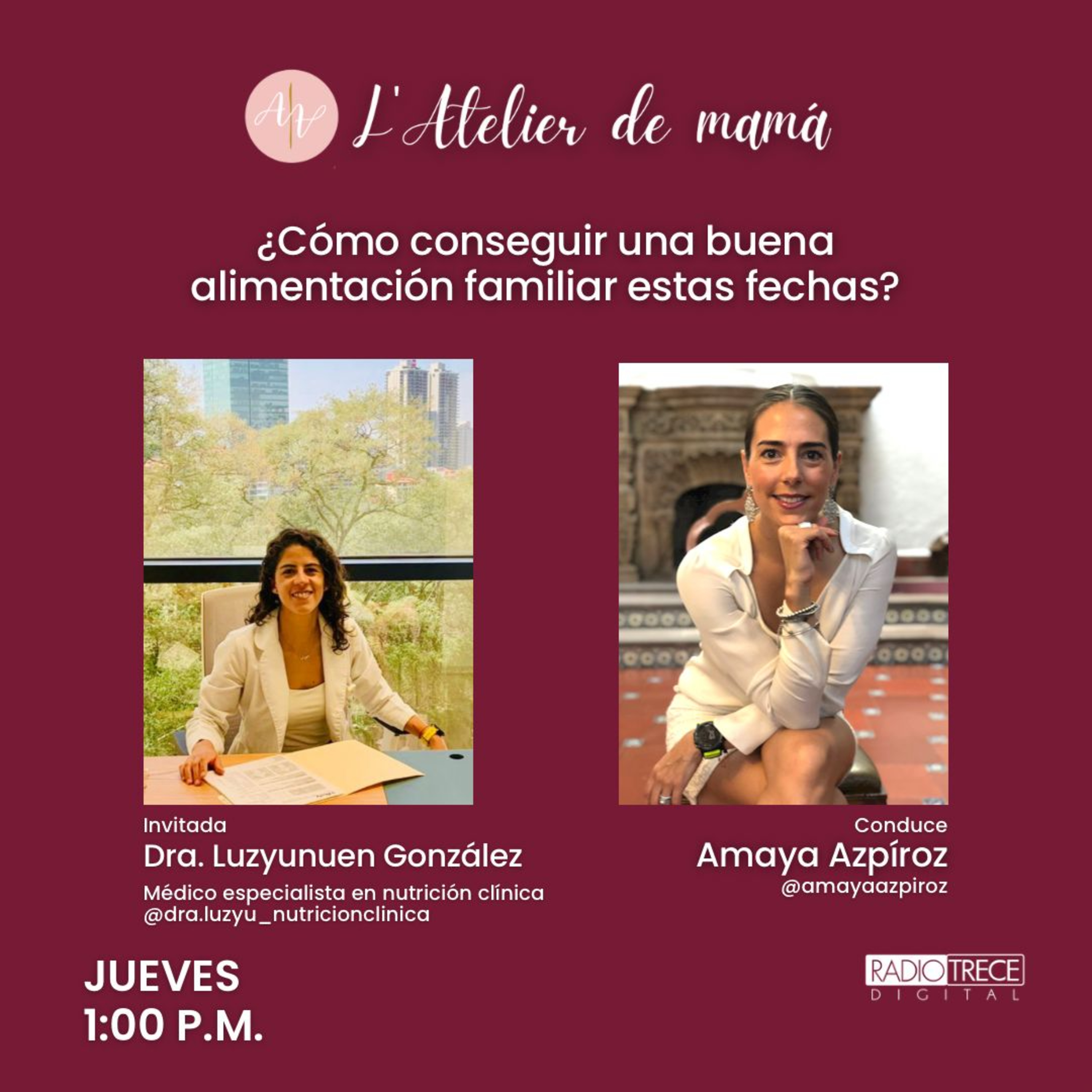L'Atelier de mamá: Cómo conseguir una buena alimentación familiar estas fechas. episode artwork