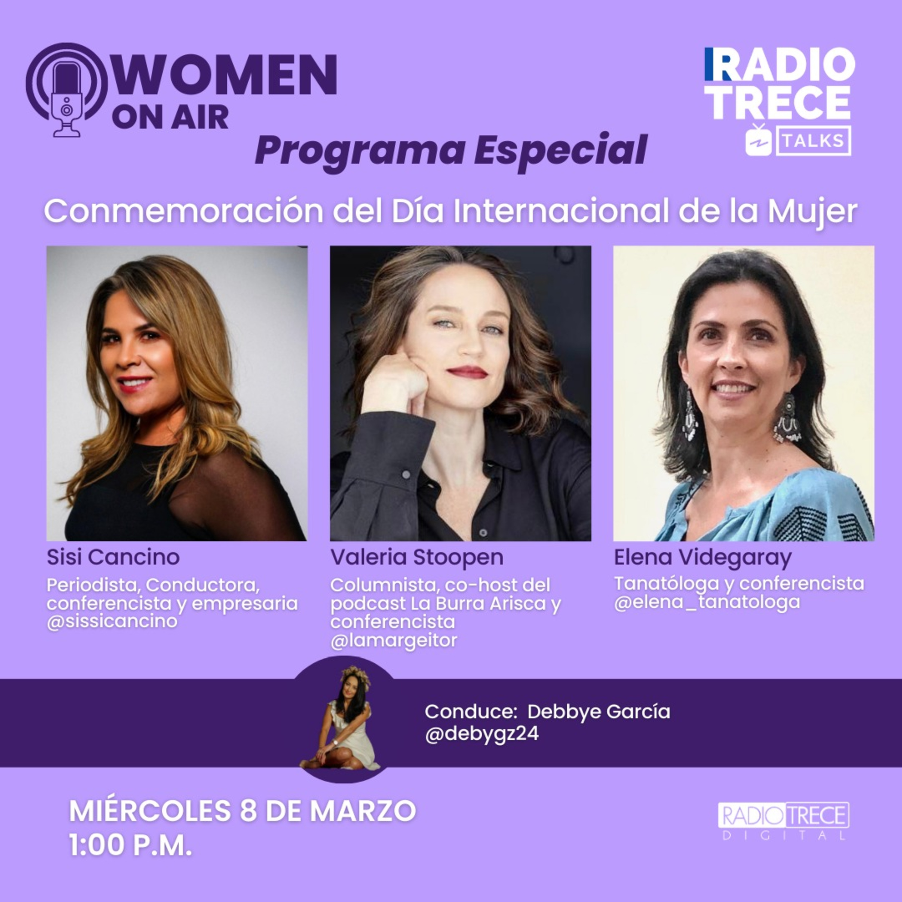 Radio13Talks: Programa Especial: Conmemoración del Día Internacional de la Mujer episode artwork