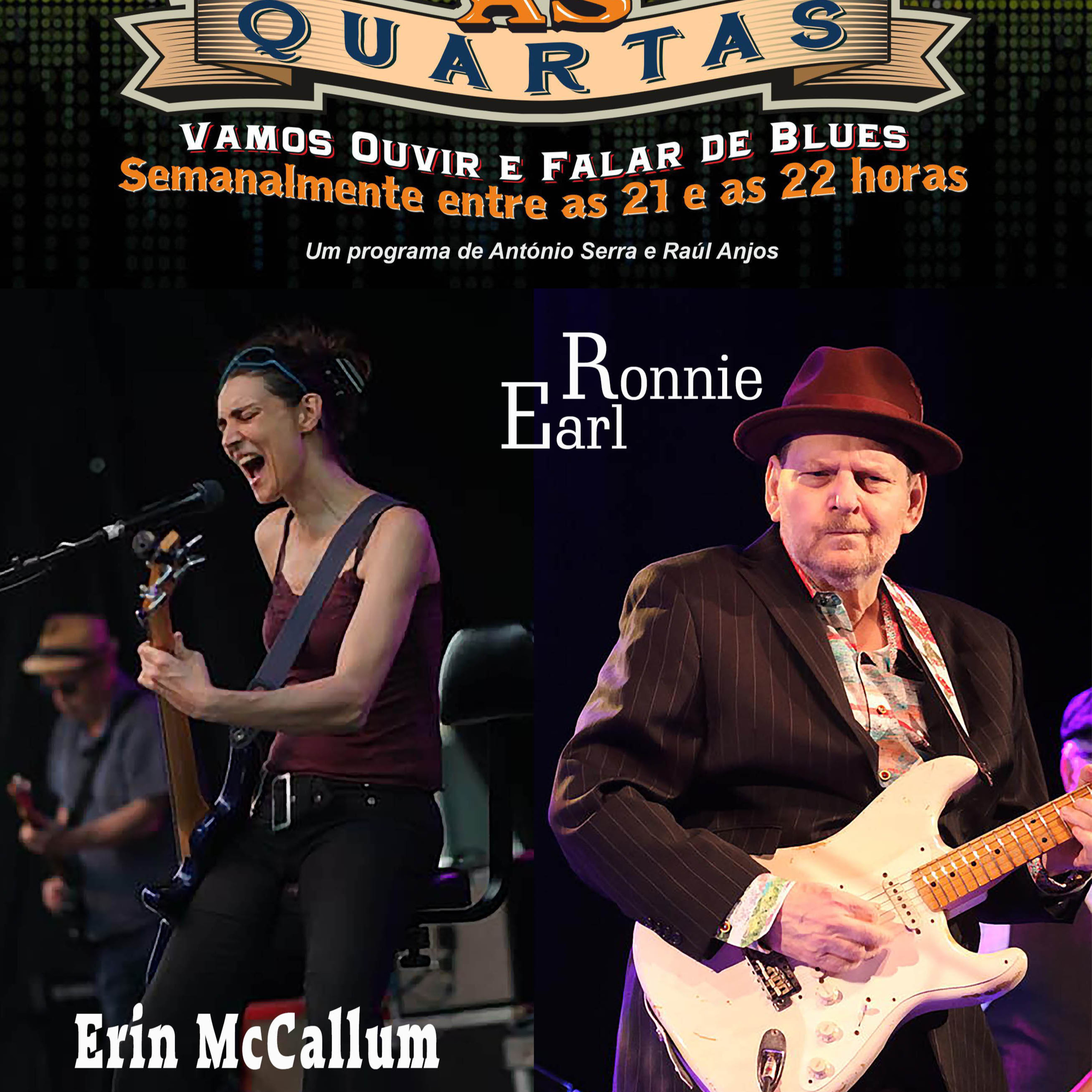 Blues às 4ªs - Erin McCallum e Ronnie Earl - Programa 128 episode artwork