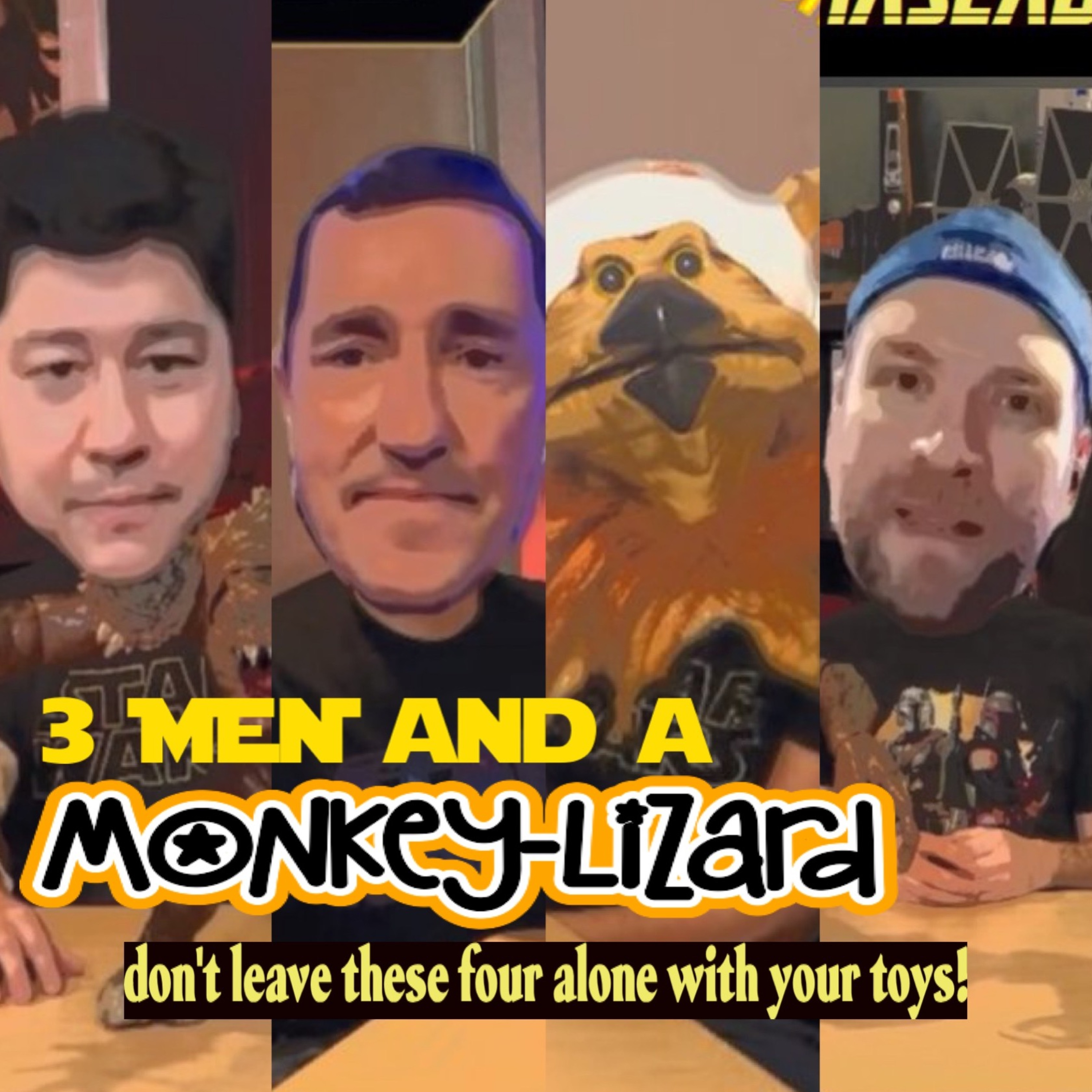 3 MeN and a MoNKeY-LiZaRD
