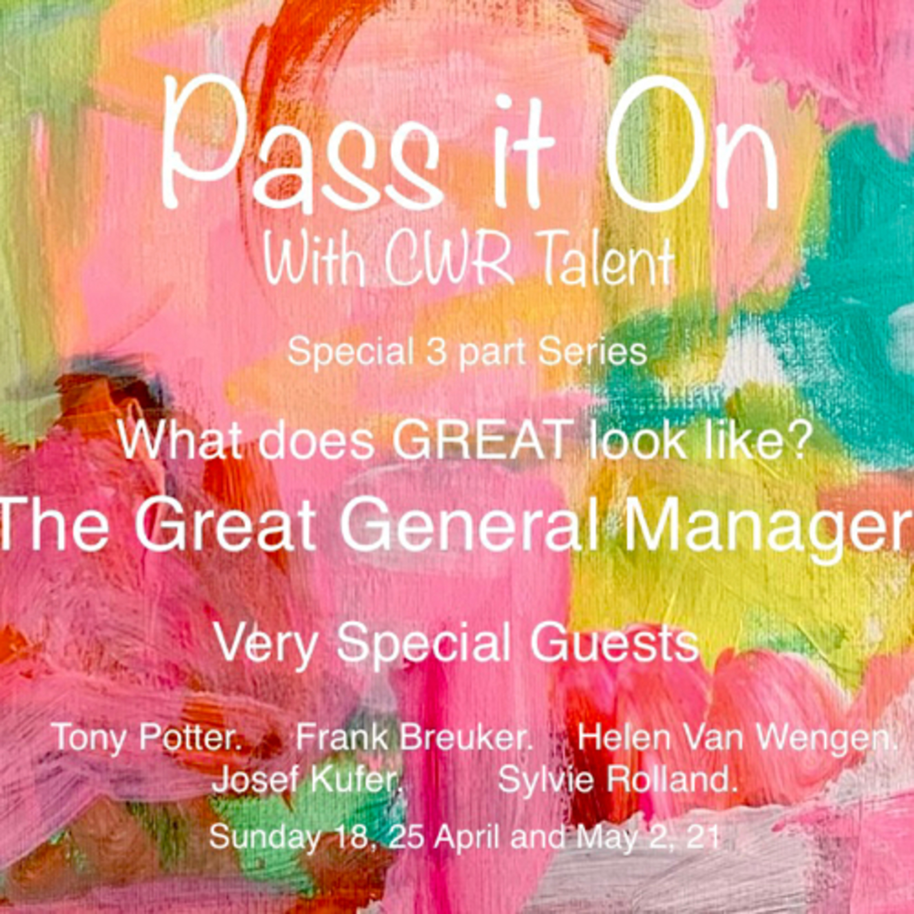 Pass It On with CWR Talent