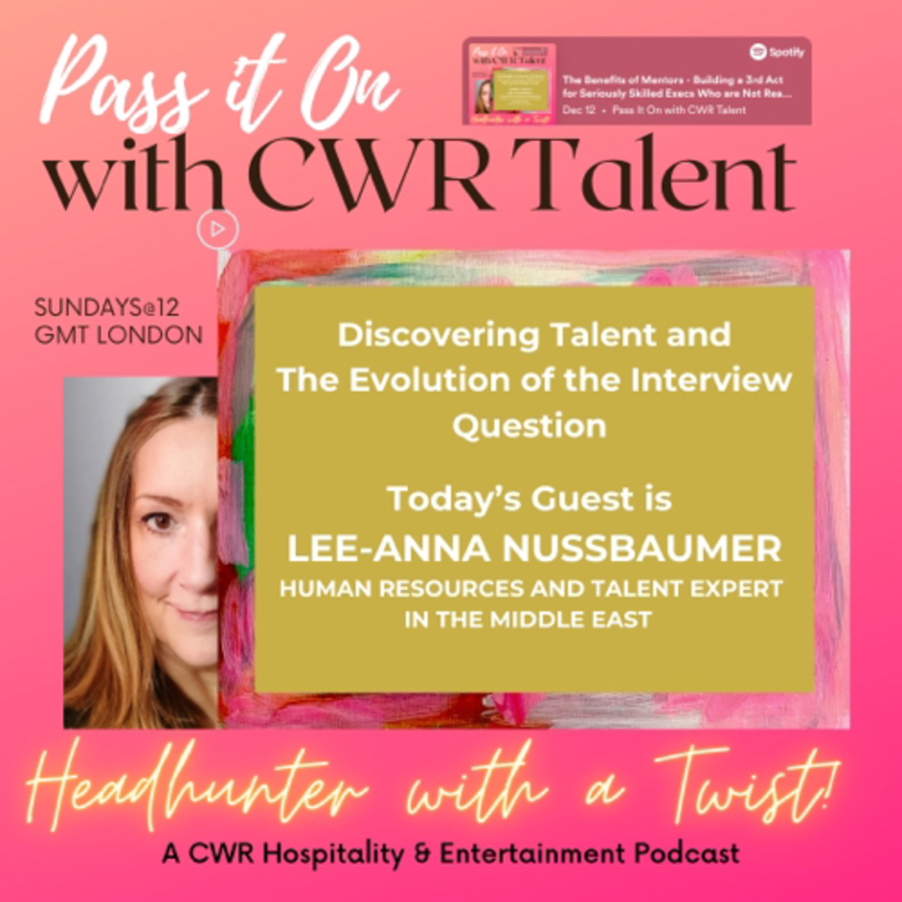 Pass It On with CWR Talent