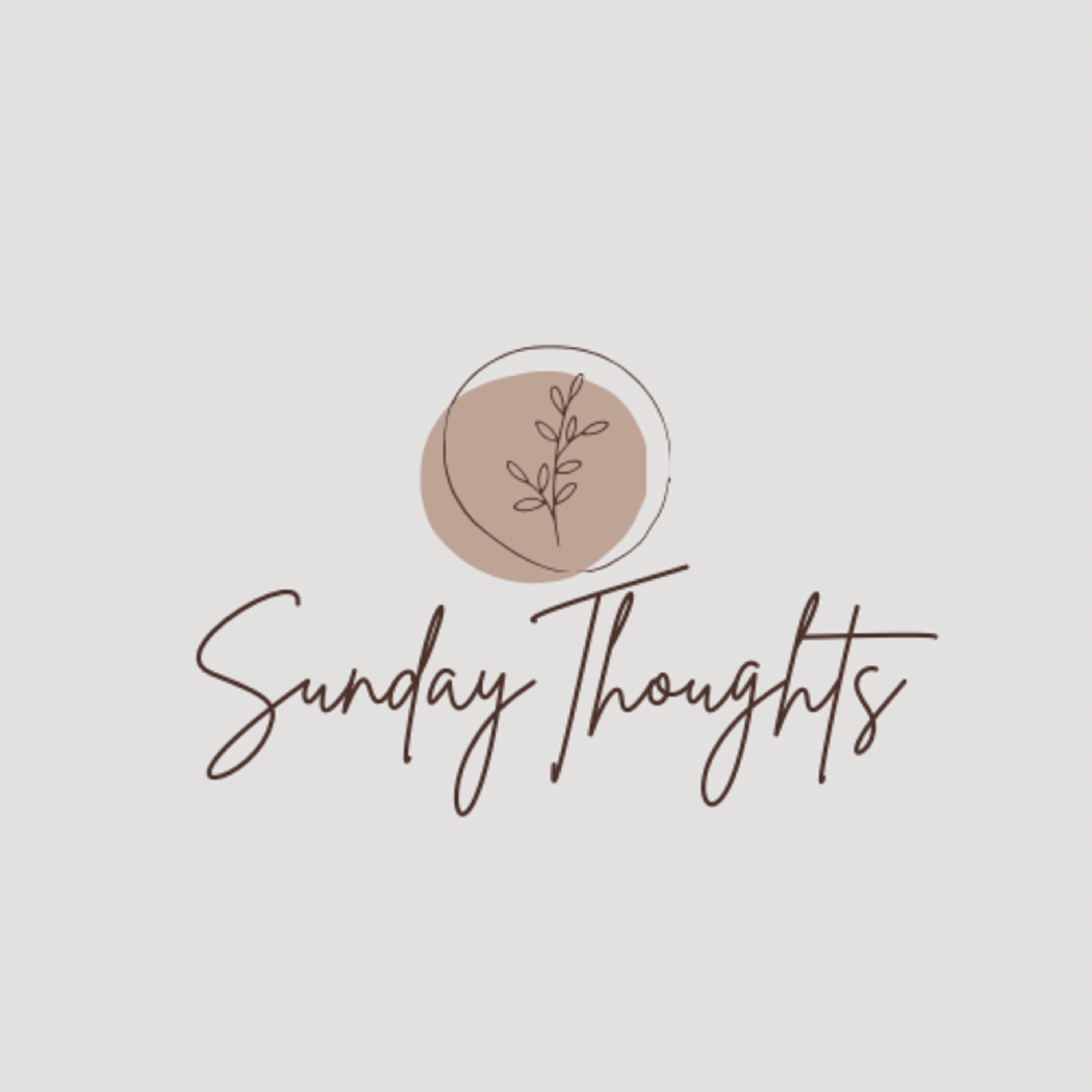 Sunday Thoughts