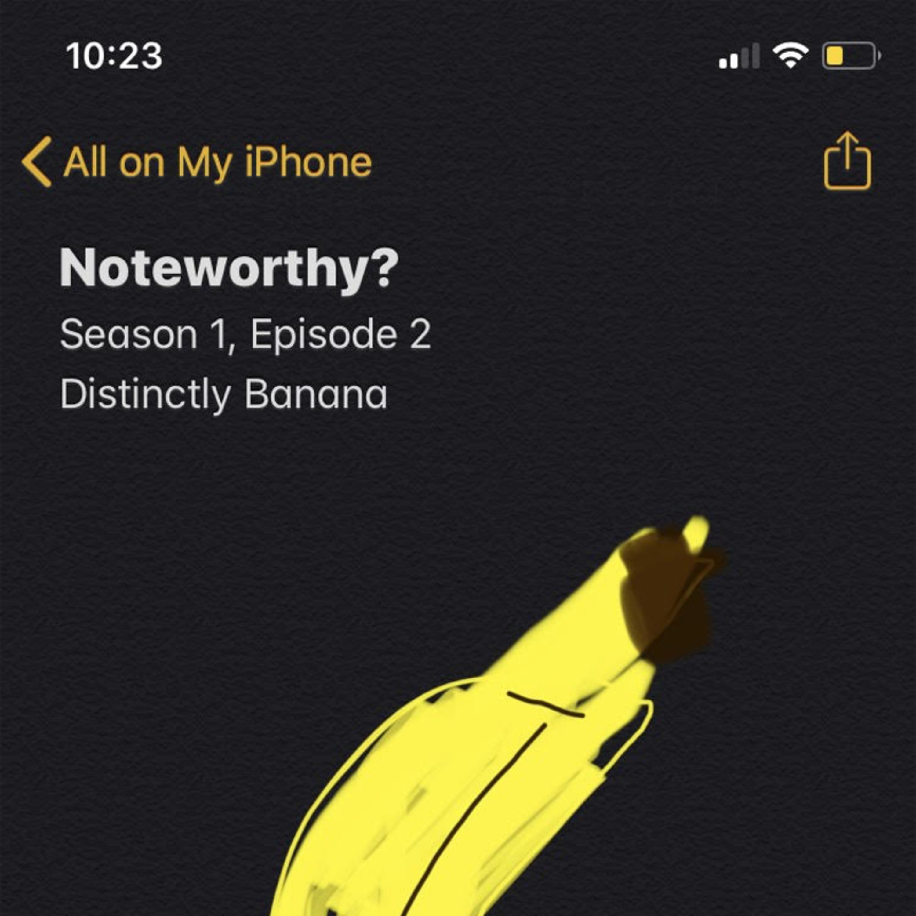 Noteworthy S1E2: Distinctly Banana  episode artwork
