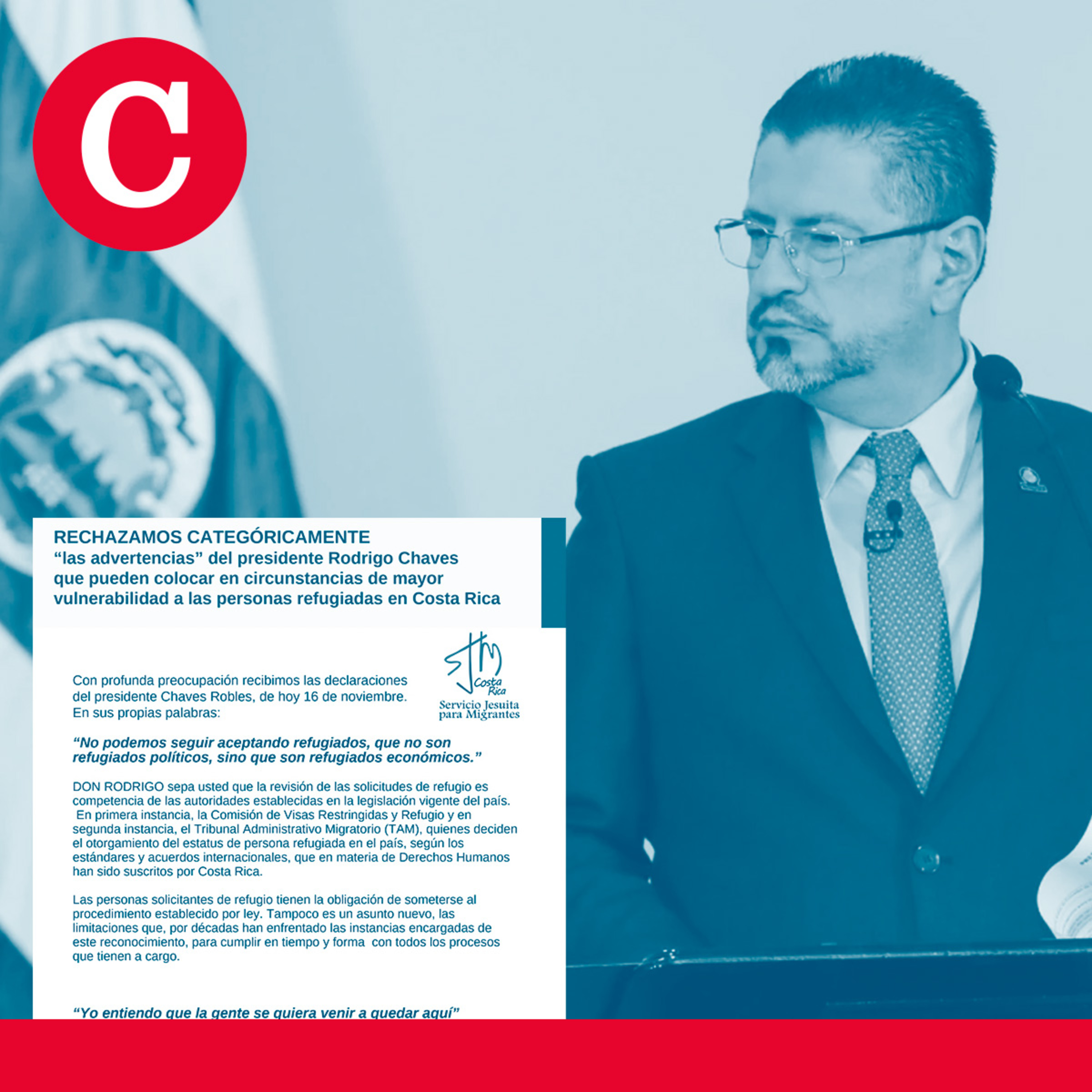 Episodio 443 | Cuestionan negativa del presidente de Costa Rica a conceder refugio a “migrantes económicos” episode artwork