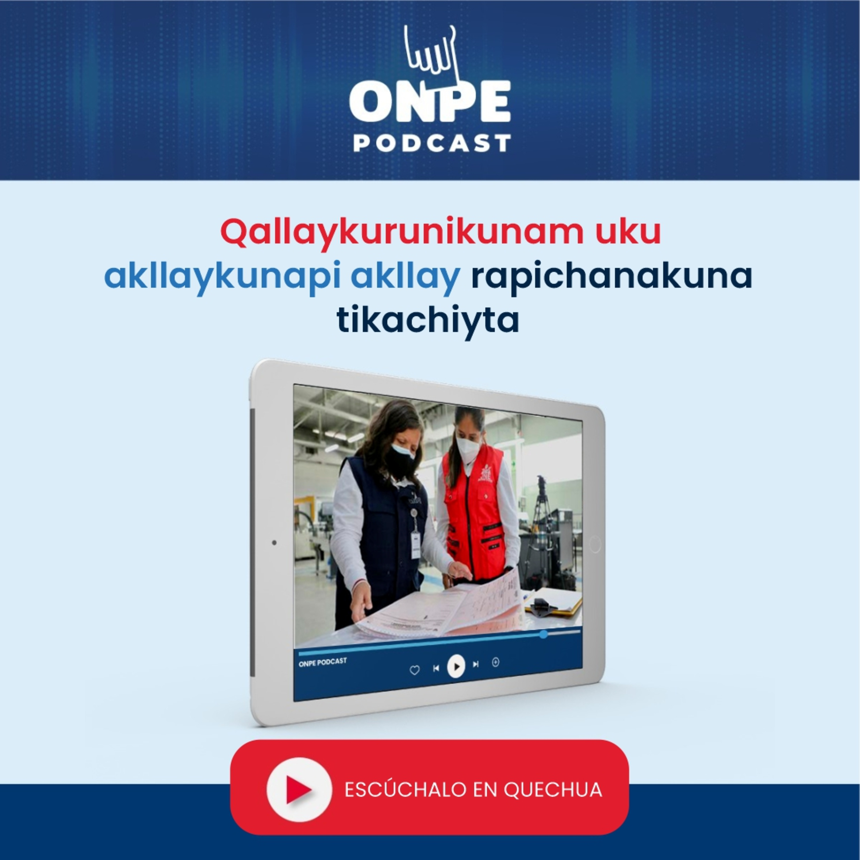 Qallaykurunikunam uku akllaykunapi akllay rapichanakuna tikachiyta. episode artwork