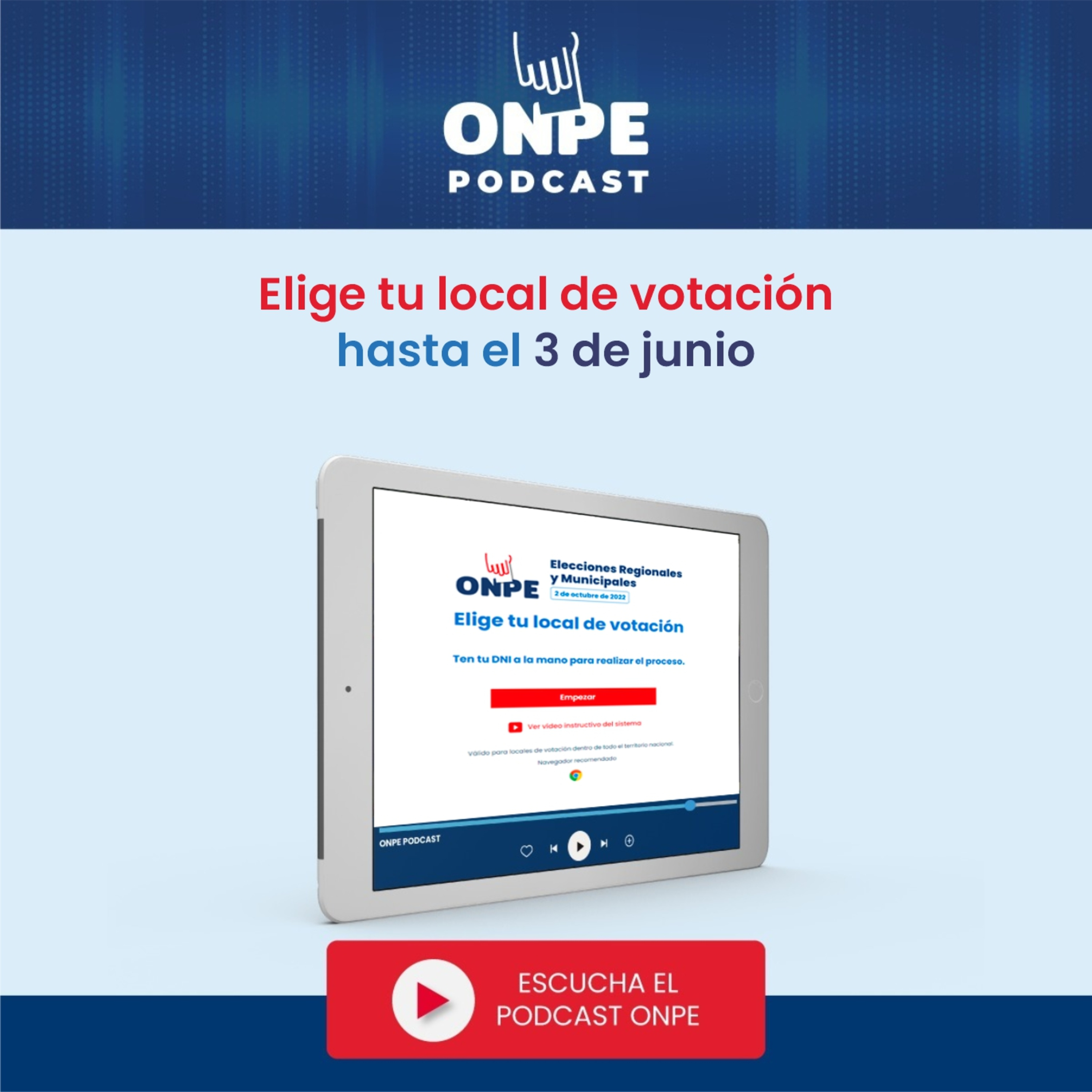 Elige tu local de votación hasta el 3 de junio episode artwork