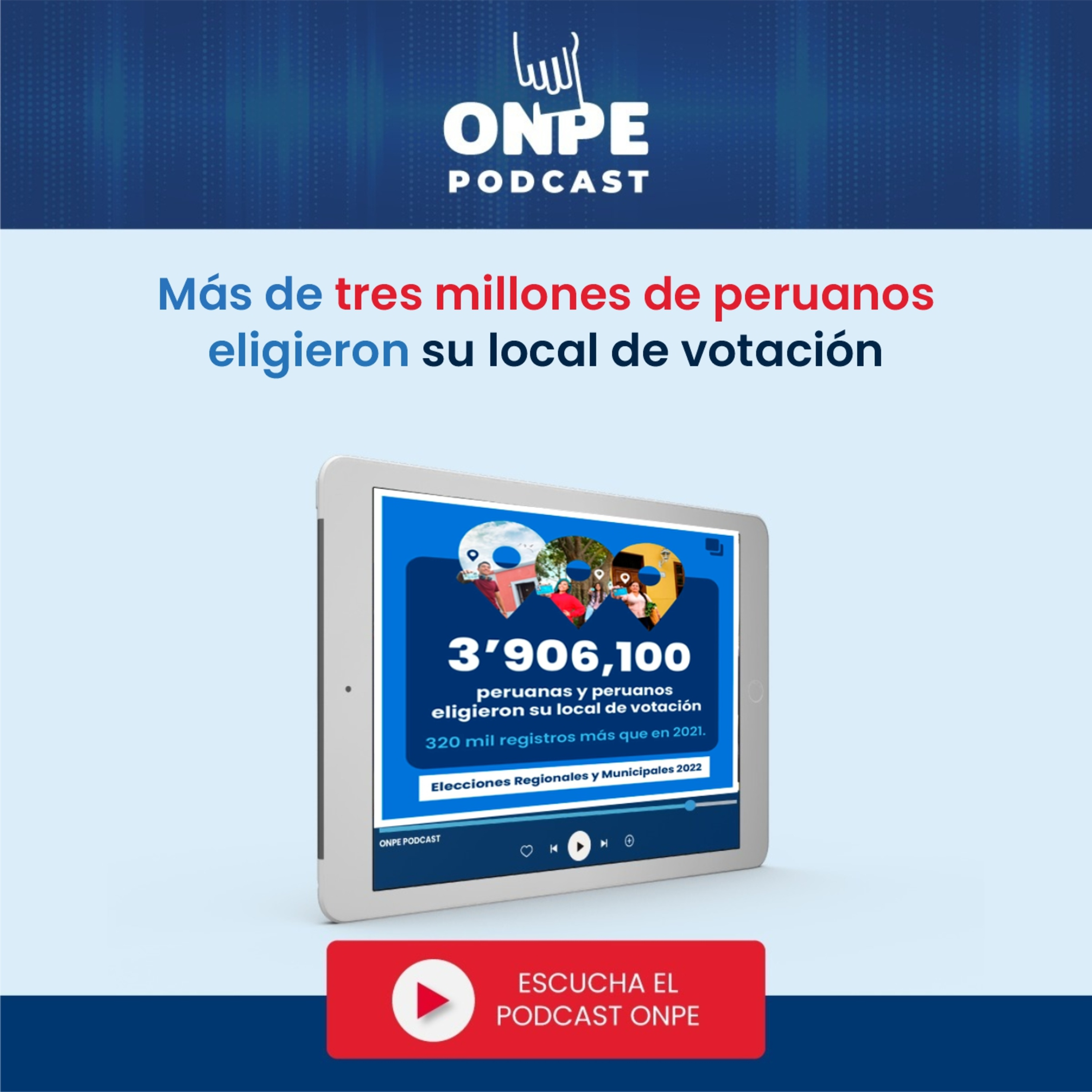 Más de tres millones de peruanos eligieron su local de votación episode artwork