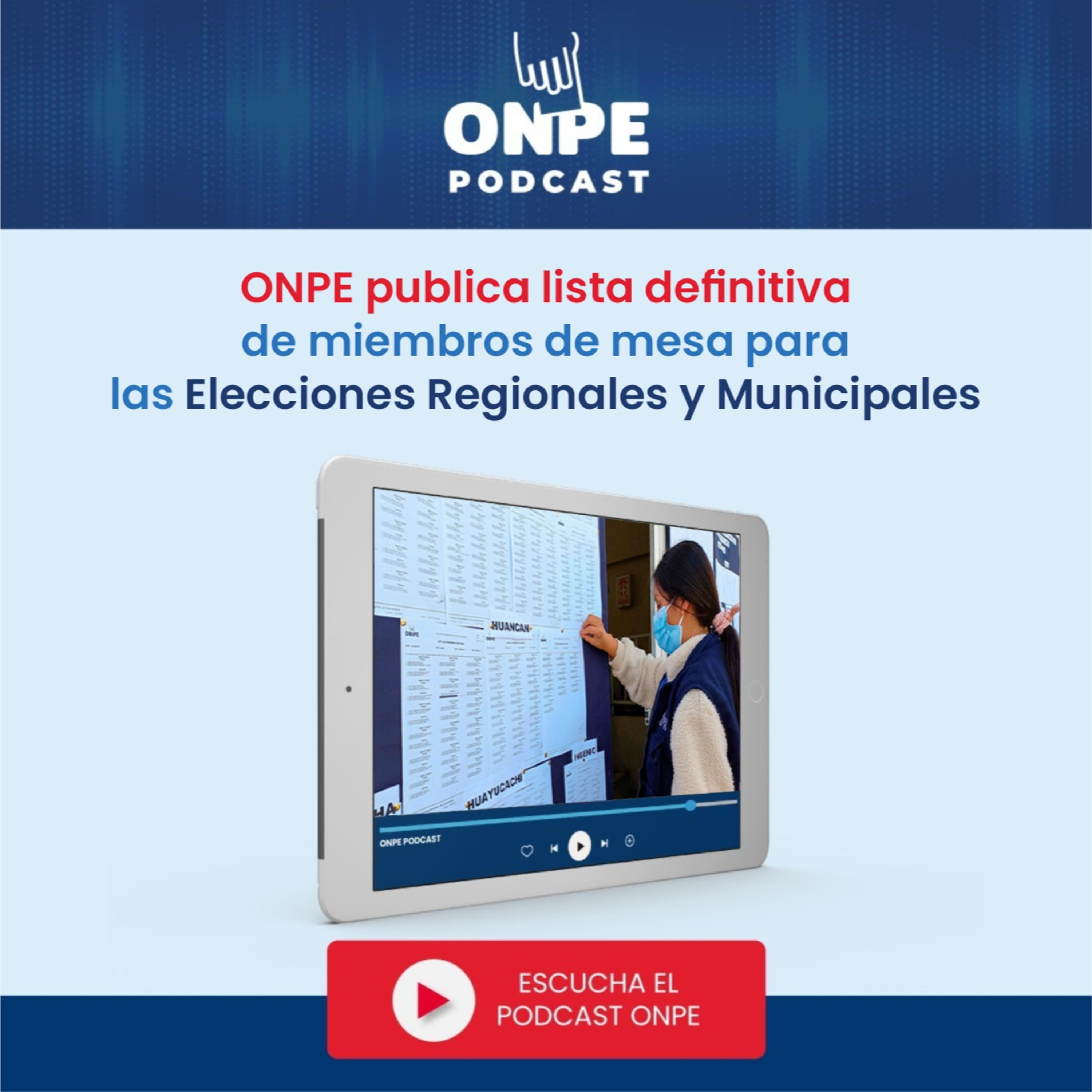 ONPE publica lista definitiva de miembros de mesa para las Elecciones Regionales y Municipales episode artwork