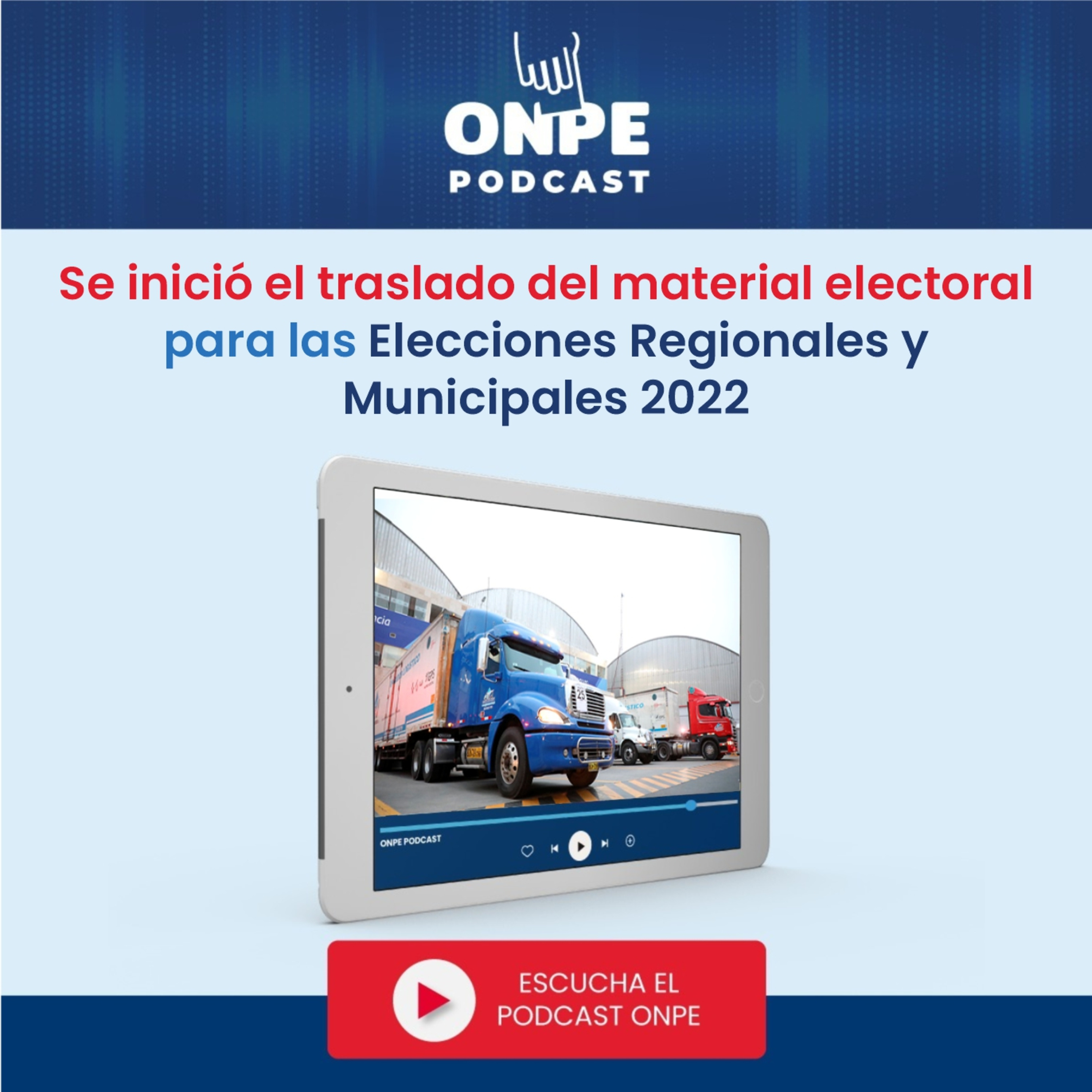 Se inició el traslado del material electoral para las Elecciones Regionales y Municipales 2022 episode artwork