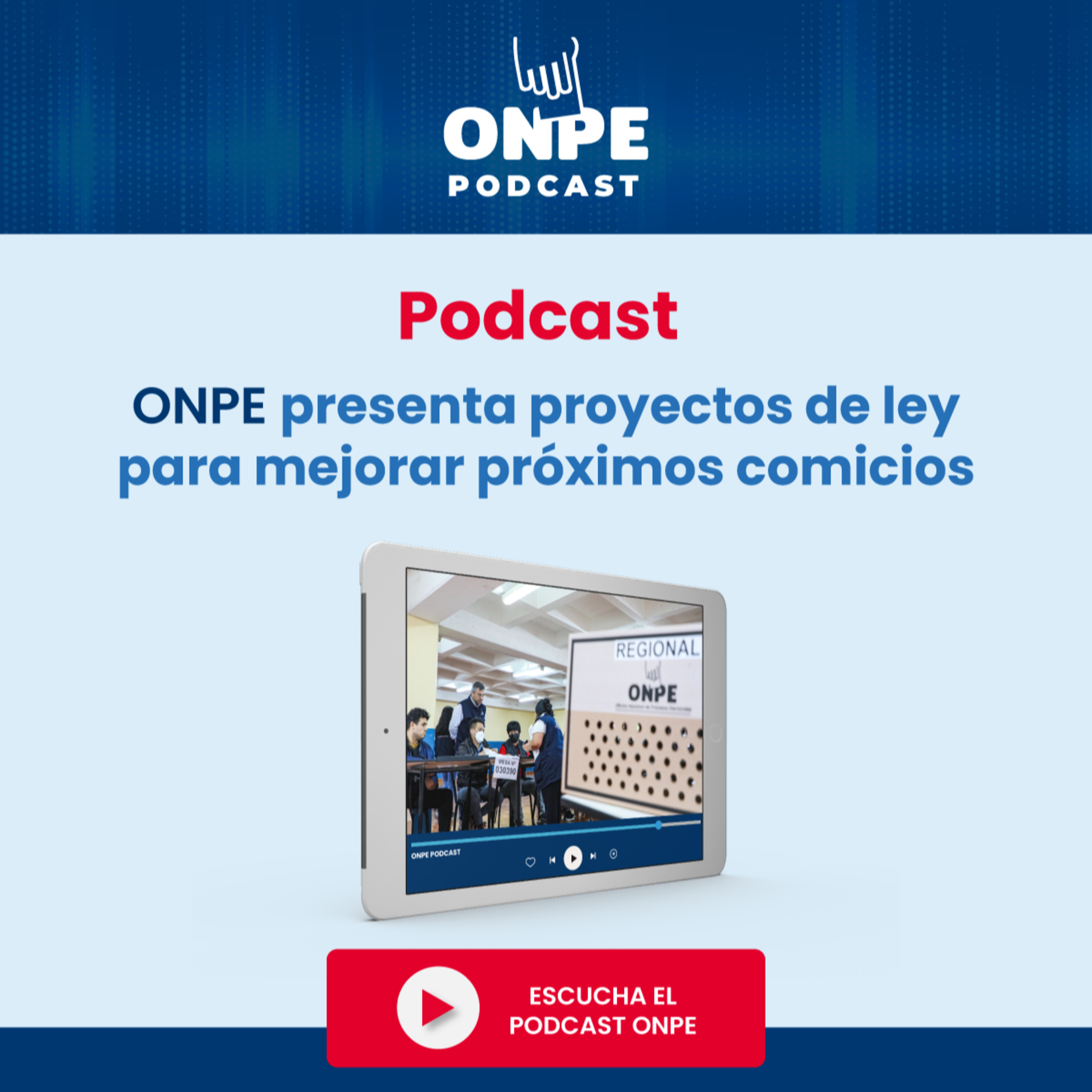 ONPE presenta proyectos de ley para mejorar próximos comicios episode artwork