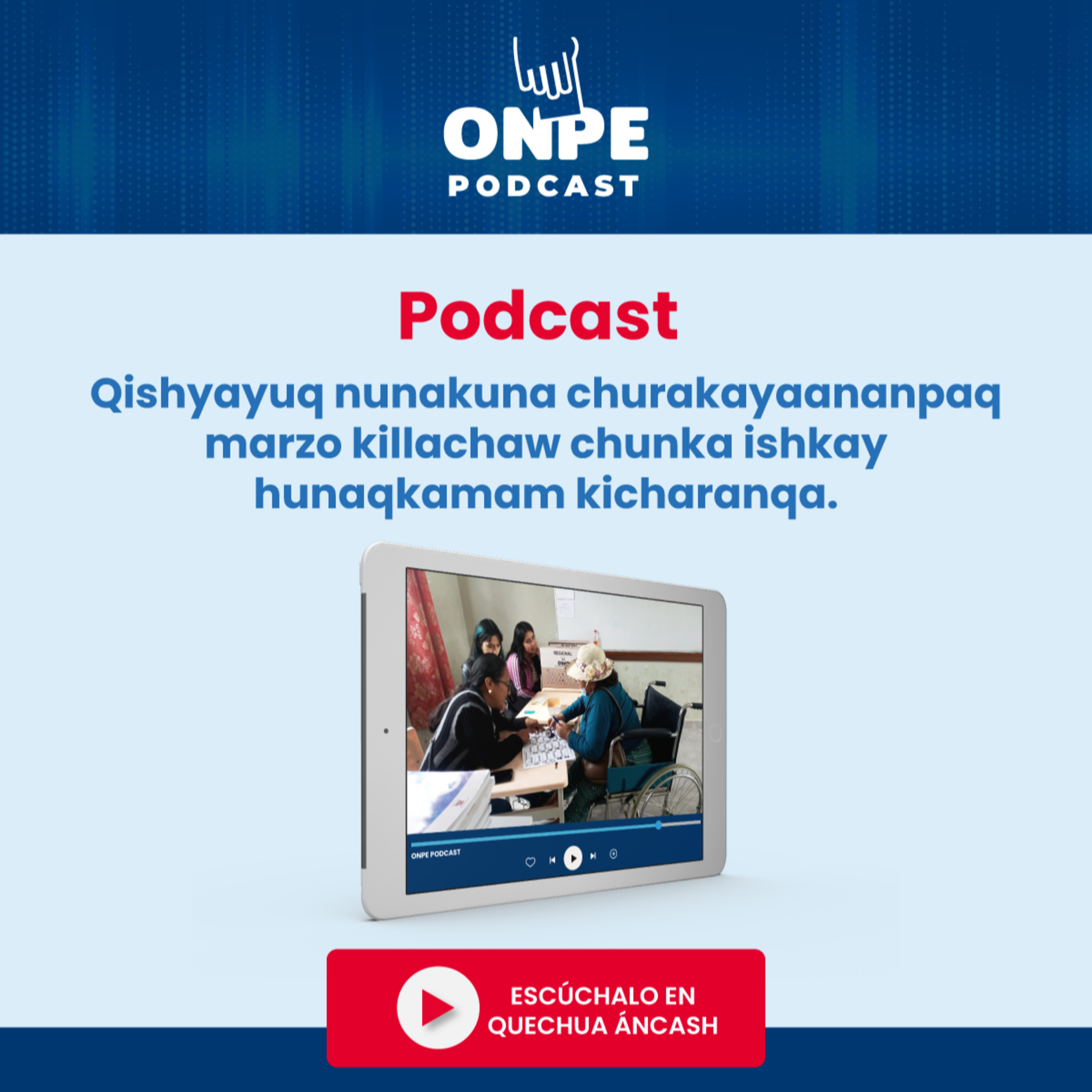 Qishyayuq nunakuna churakayaananpaq marzo killachaw chunka ishkay hunaqkamam kicharanqa episode artwork