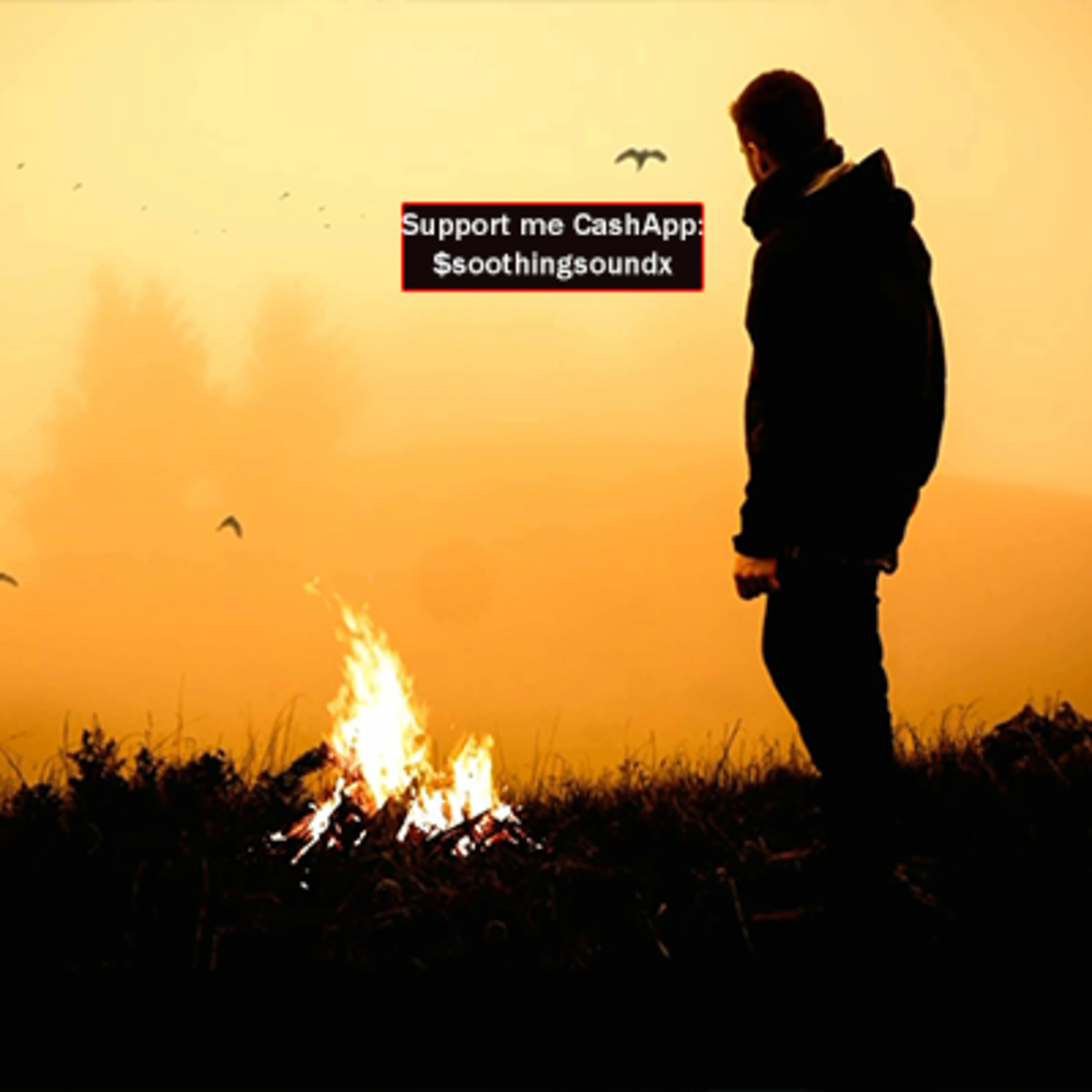 4. Relaxing Fire Cracking Sounds Camping - Burning Fire & Crackling Fire Sounds + Birds (NO MUSIC) episode artwork