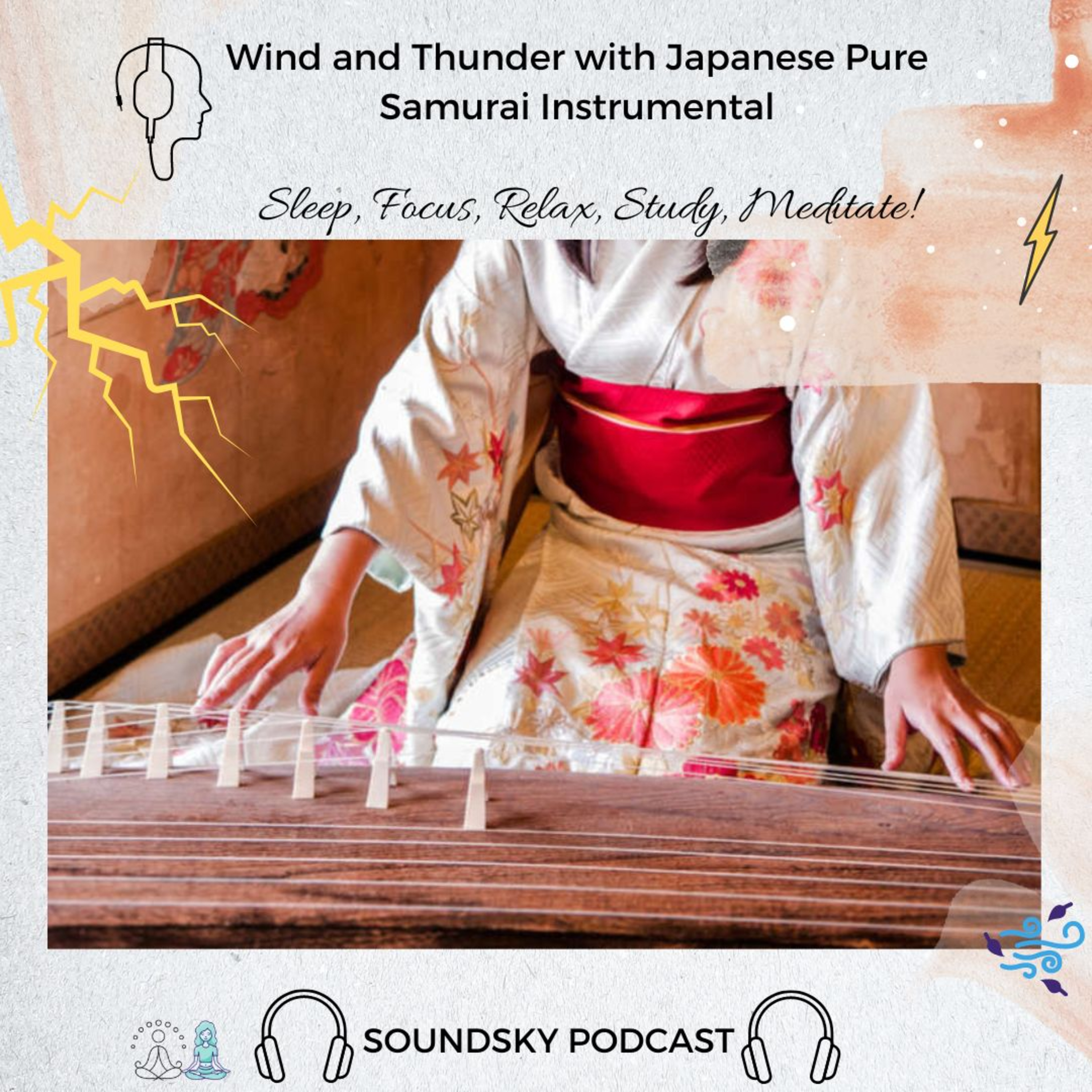 71. Wind and Thunder with Japanese Pure Samurai Instrumental- Meditation and Focus Music | Zazen episode artwork