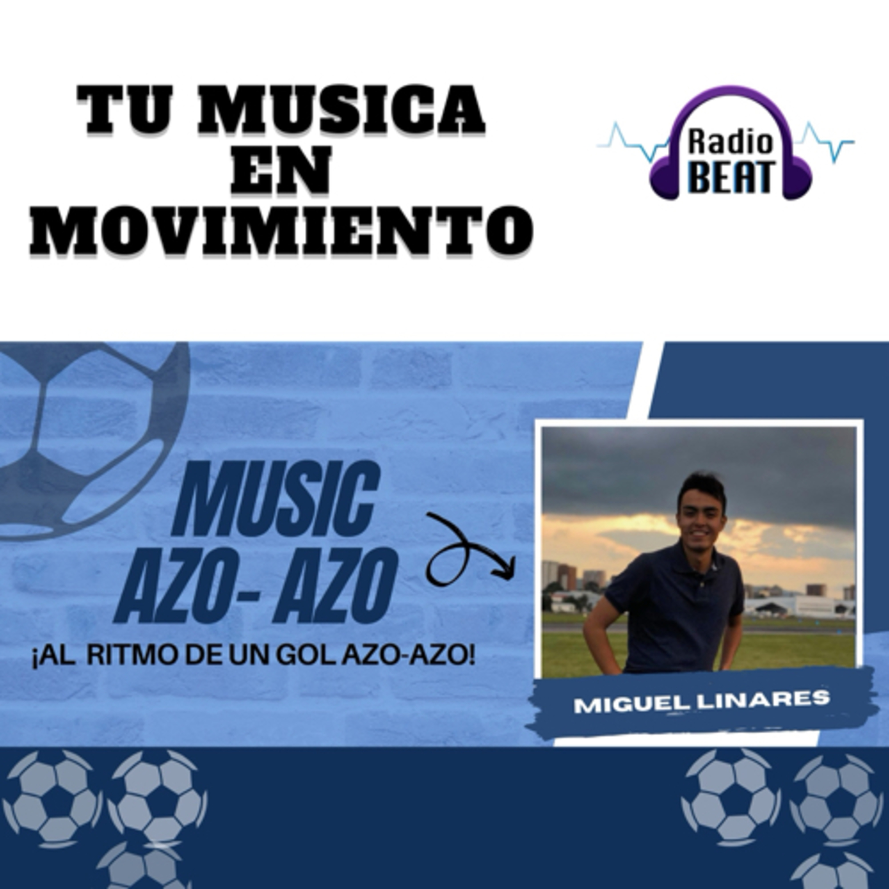 Programa Music Azo-Azo. Entrevista con el futbolista costarricense Aaron Navarro. episode artwork