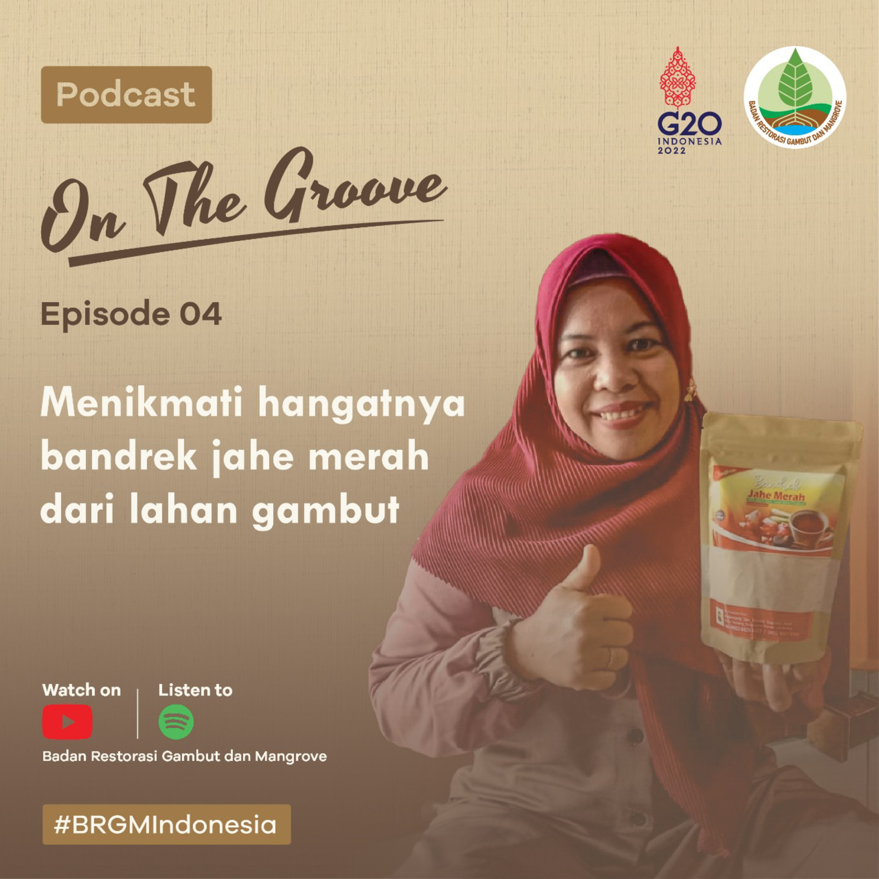 OTG Ep.4 - Menikmati hangatnya bandrek jahe merah dari lahan gambut / Kelompok Wanita Tani Makmur Jaya.  episode artwork