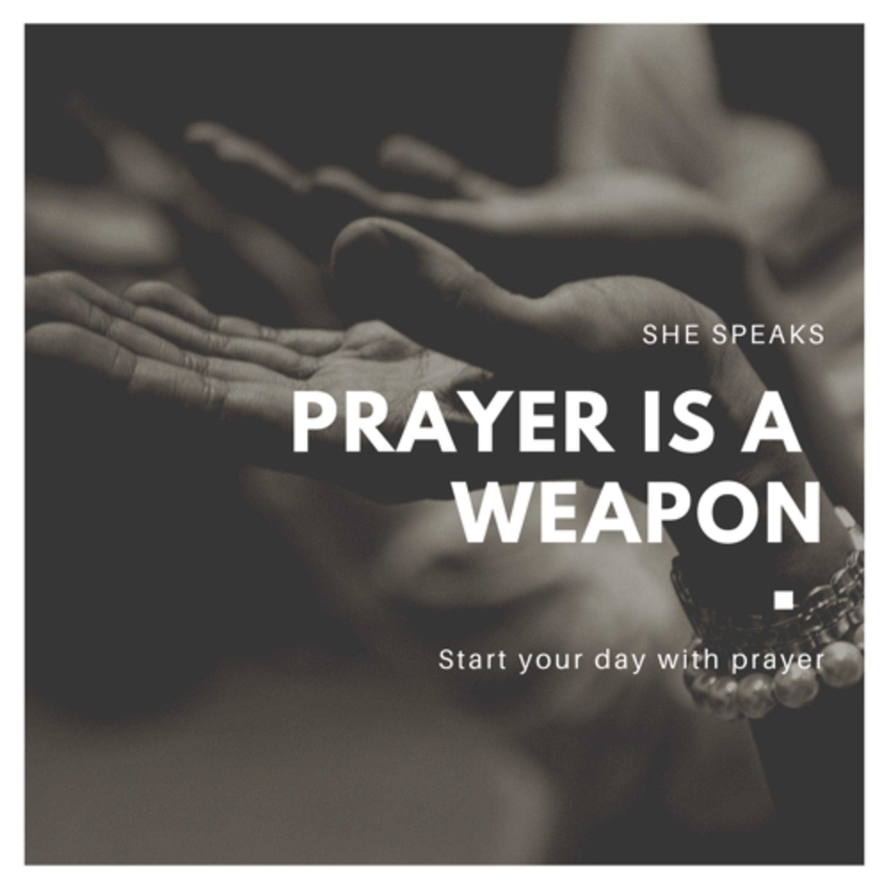 Prayer is a weapon  episode artwork