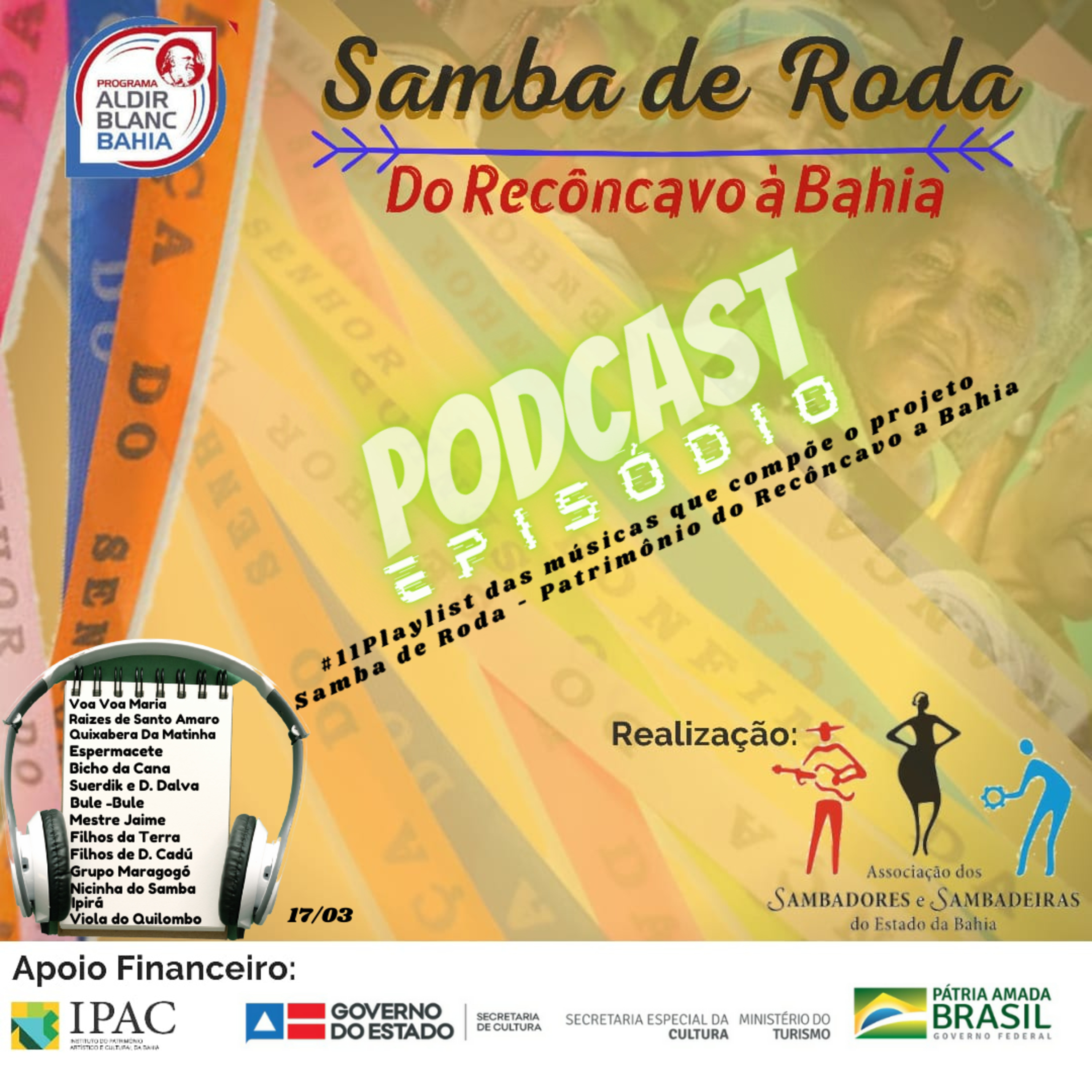 Projeto SAMBA DE RODA - Do Recôncavo à Bahia.