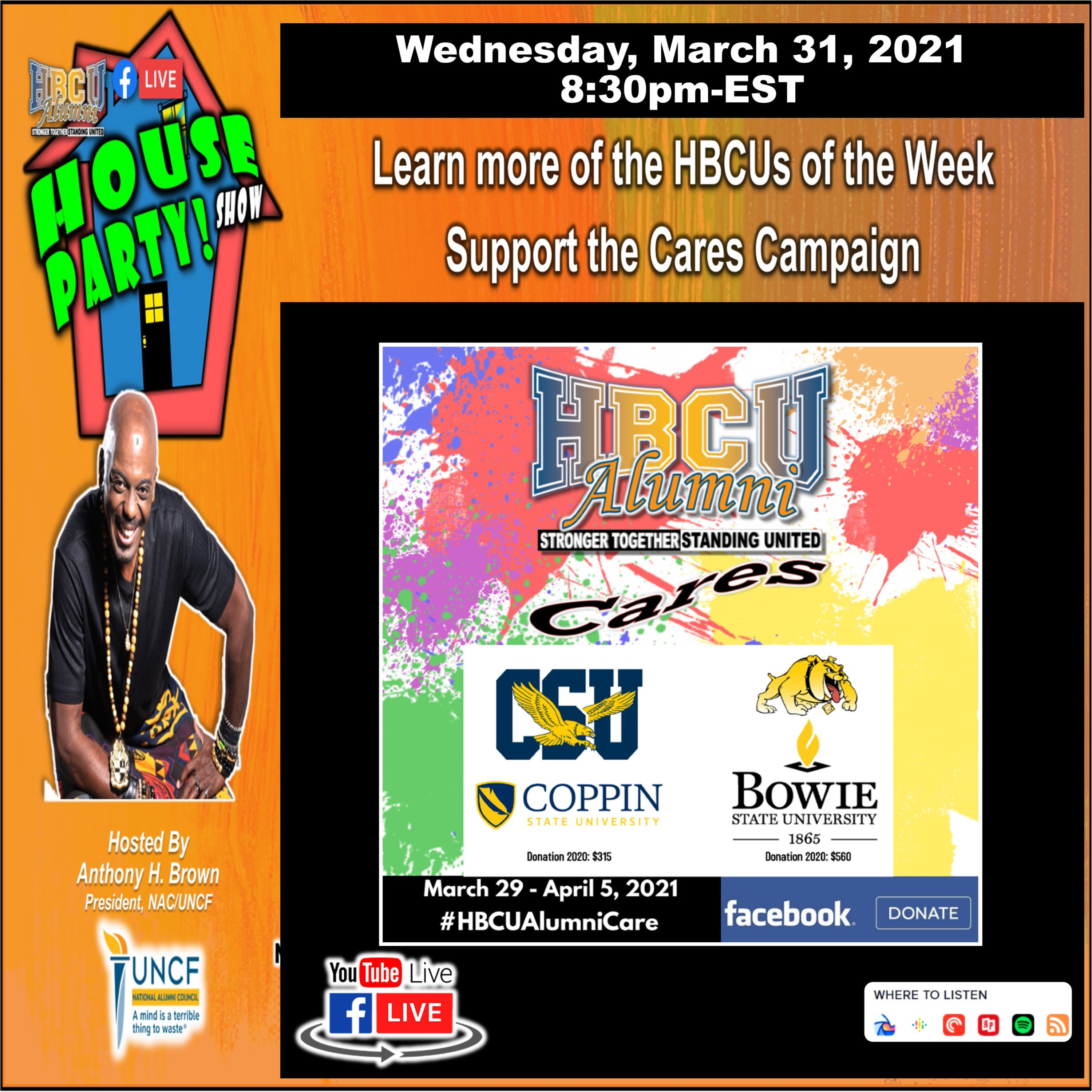 HBCU Alumni House Party! Show